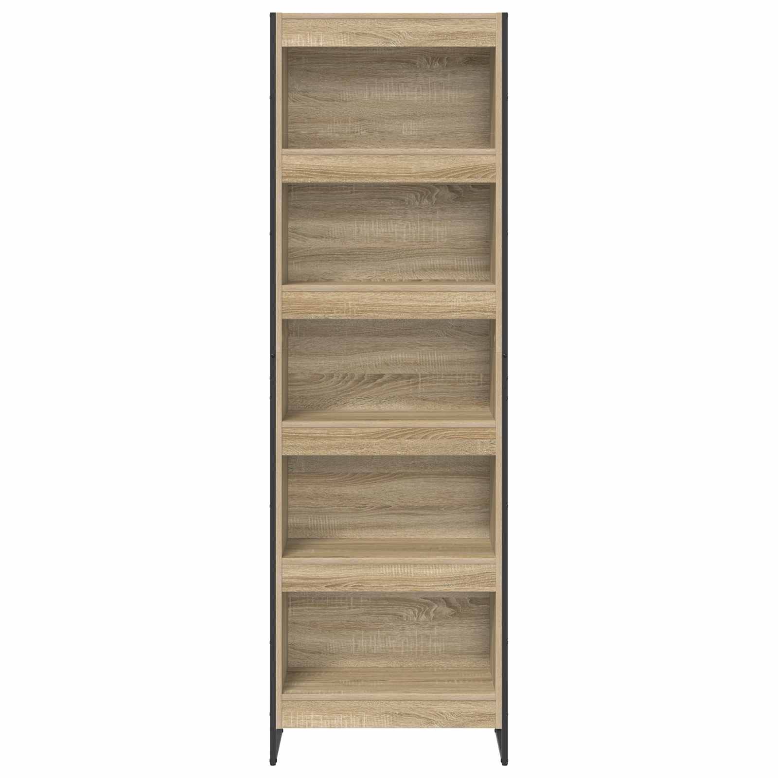 Knygų spinta 2 pcs Sonoma 80 x 30 x 155 cm Apdirbta mediena