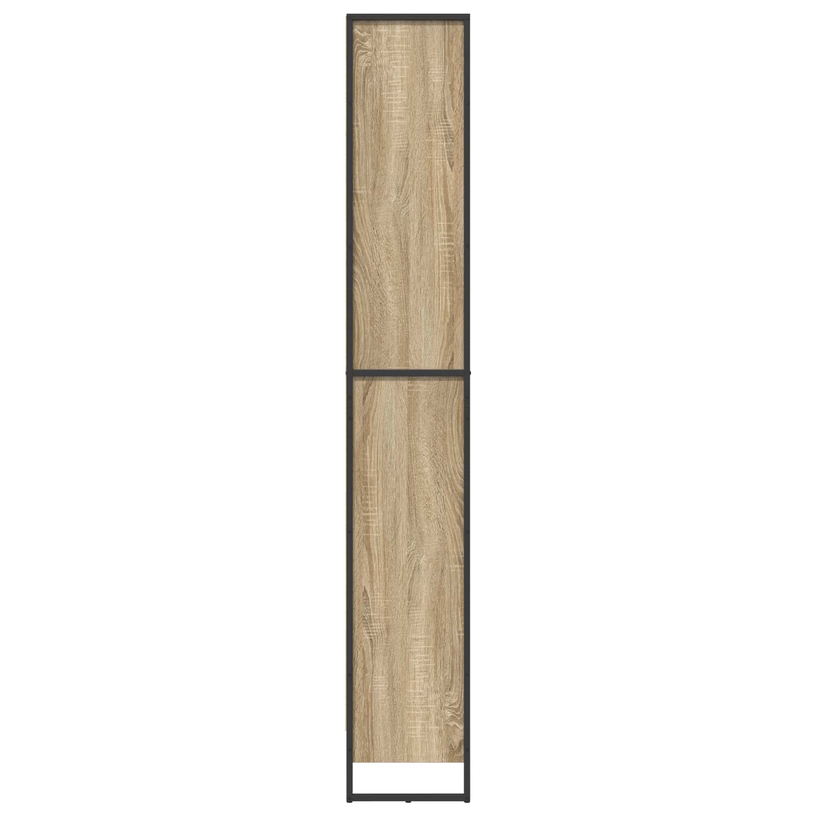Knygų spinta 2 pcs Sonoma 80 x 30 x 155 cm Apdirbta mediena