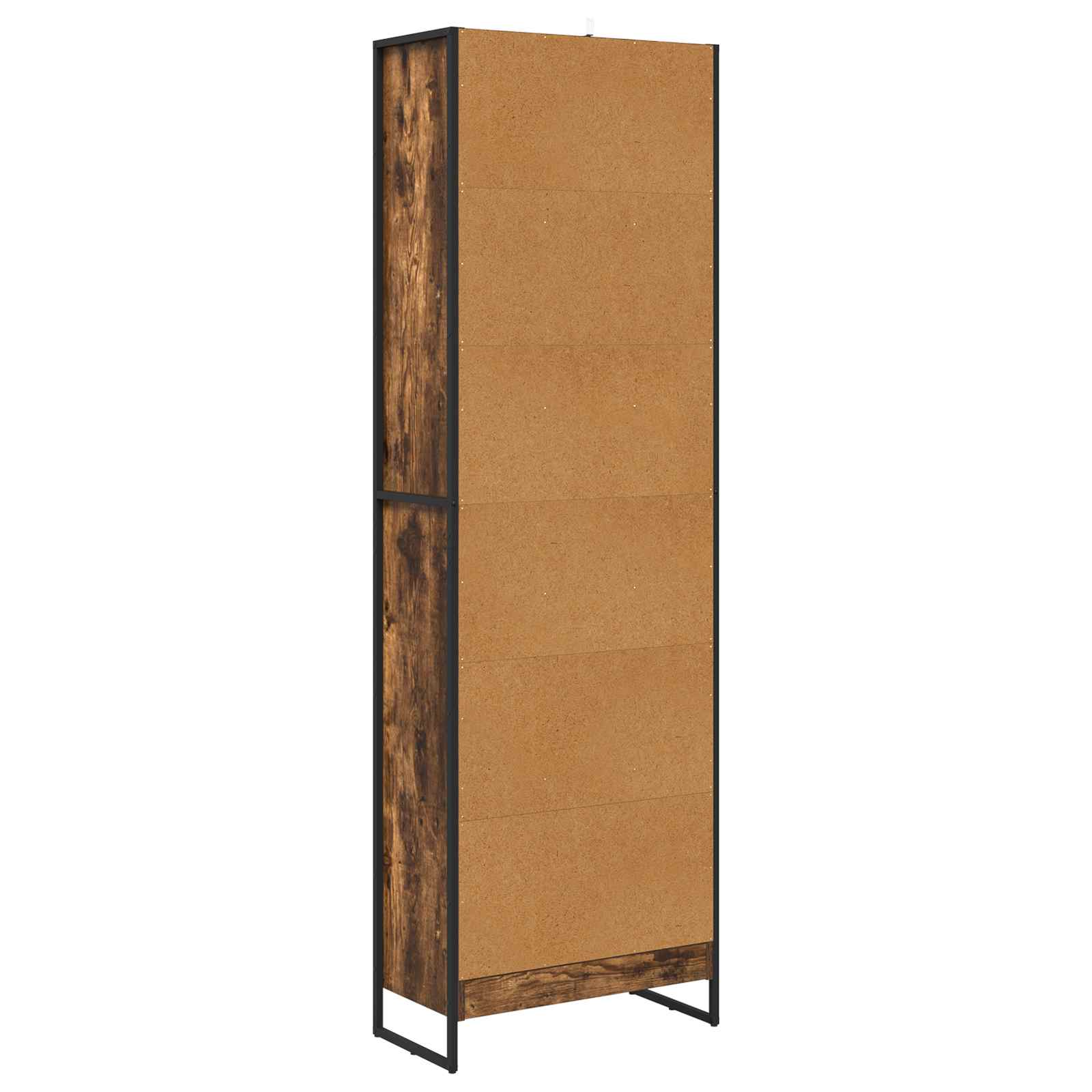 Bookcase 2 pcs Smoked oak 80 x 30 x 155 cm