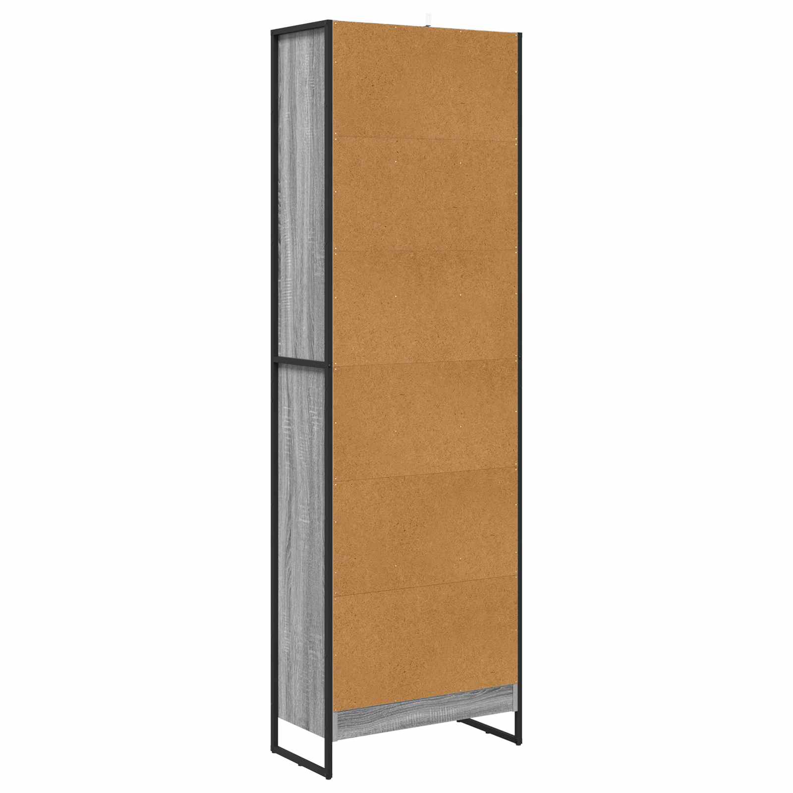 Knygų spinta 2 pcs Pilkas Sonoma 80 x 30 x 155 cm