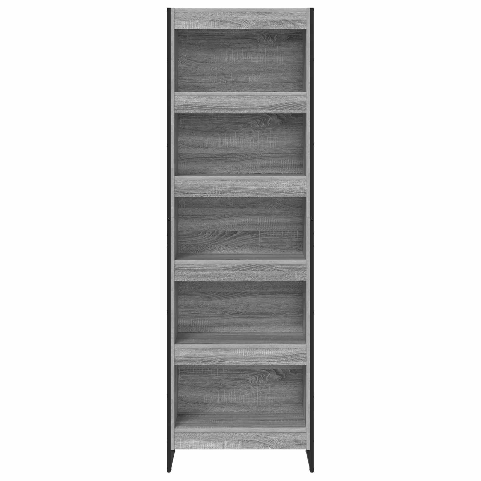 Knygų spinta 2 pcs Pilkas Sonoma 80 x 30 x 155 cm