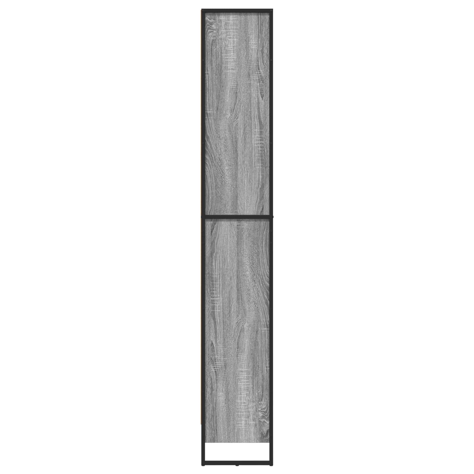 Knygų spinta 2 pcs Pilkas Sonoma 80 x 30 x 155 cm