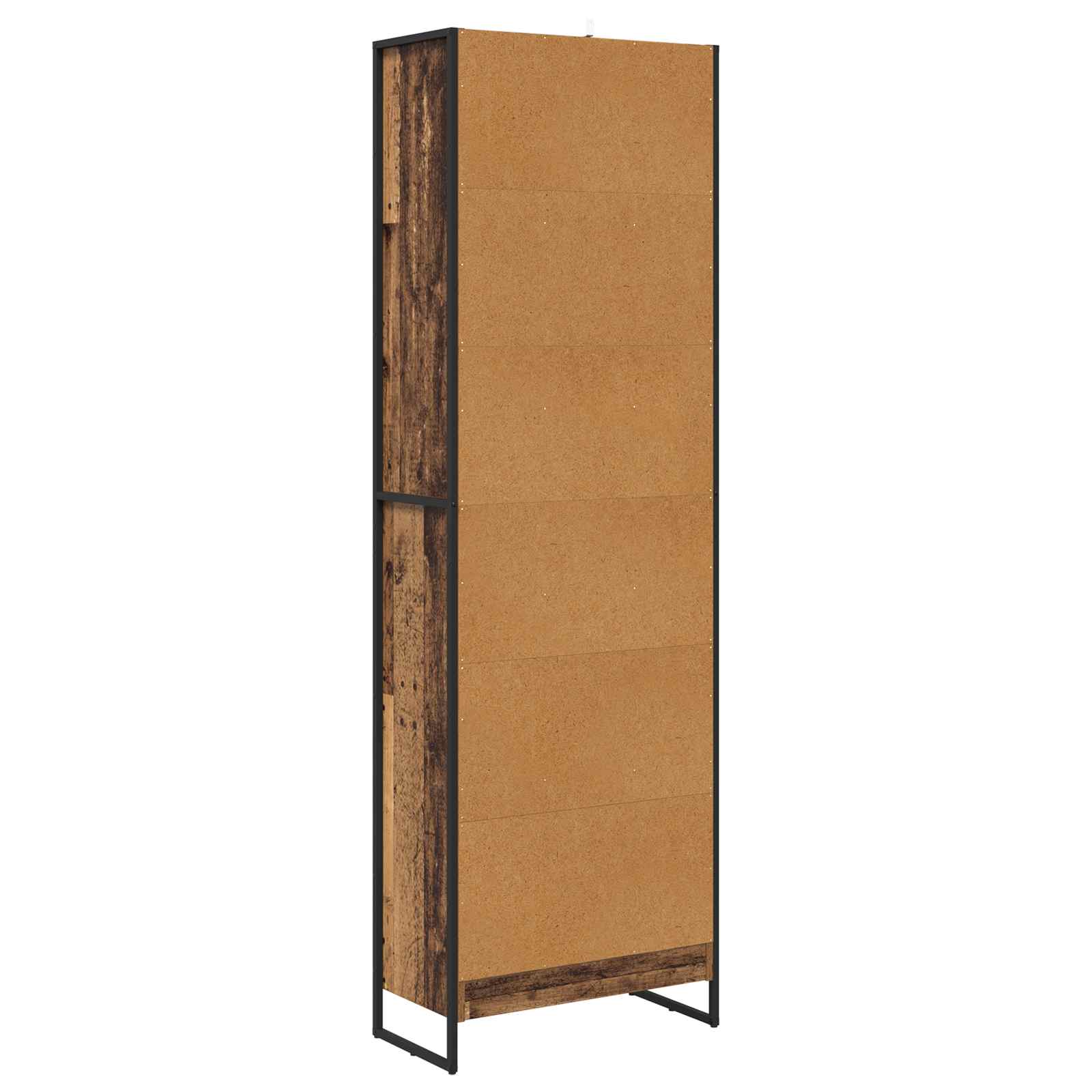Knygų spinta 2 pcs Senovinis medis 80 x 30 x 155 cm
