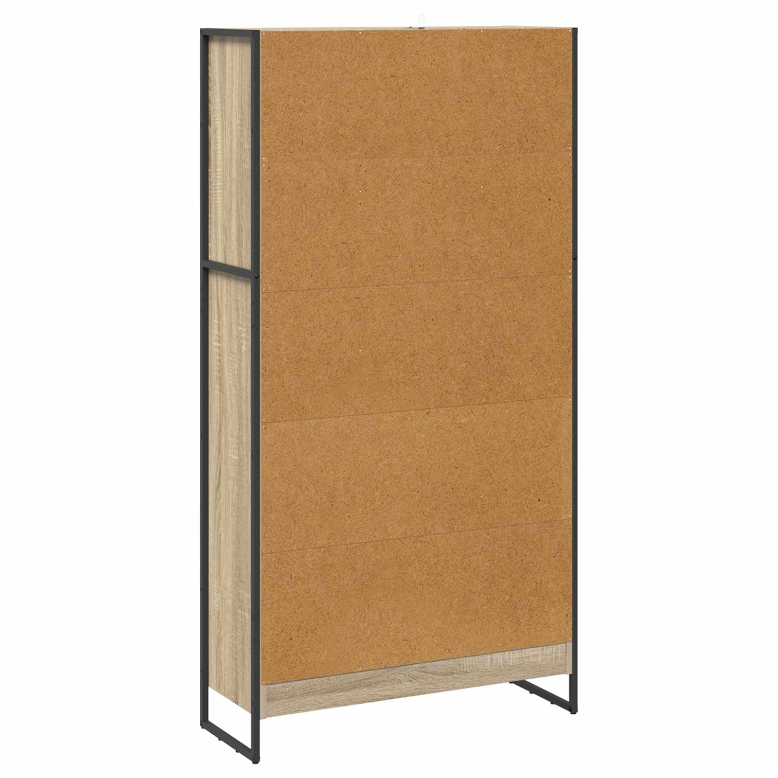 Knygų spinta 2 pcs Sonoma 80 x 30 x 155 cm Apdirbta mediena