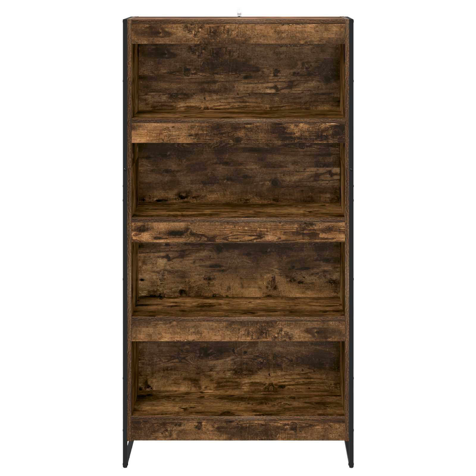 Bookcase 2 pcs Smoked oak 80 x 30 x 155 cm