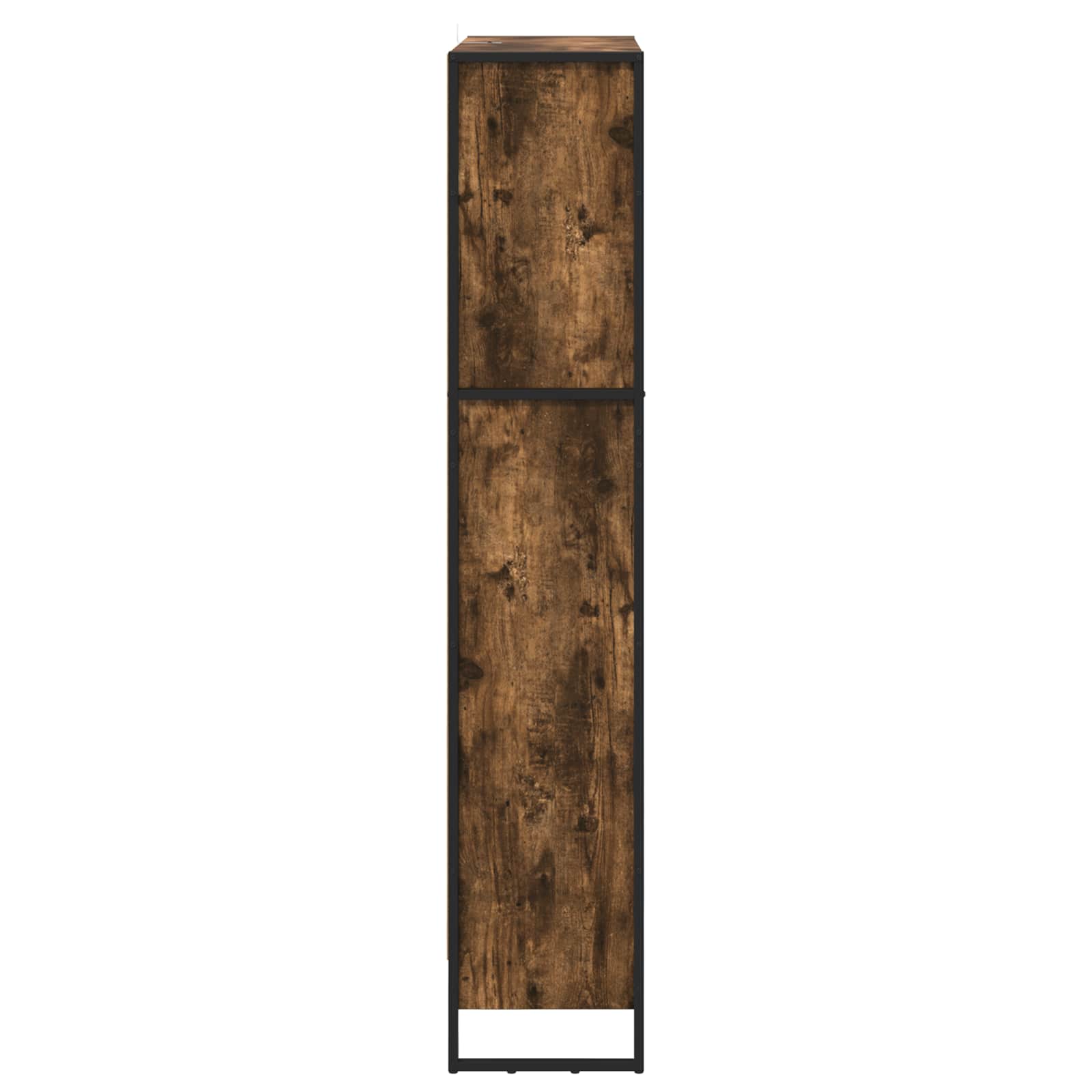 Bookcase 2 pcs Smoked oak 80 x 30 x 155 cm
