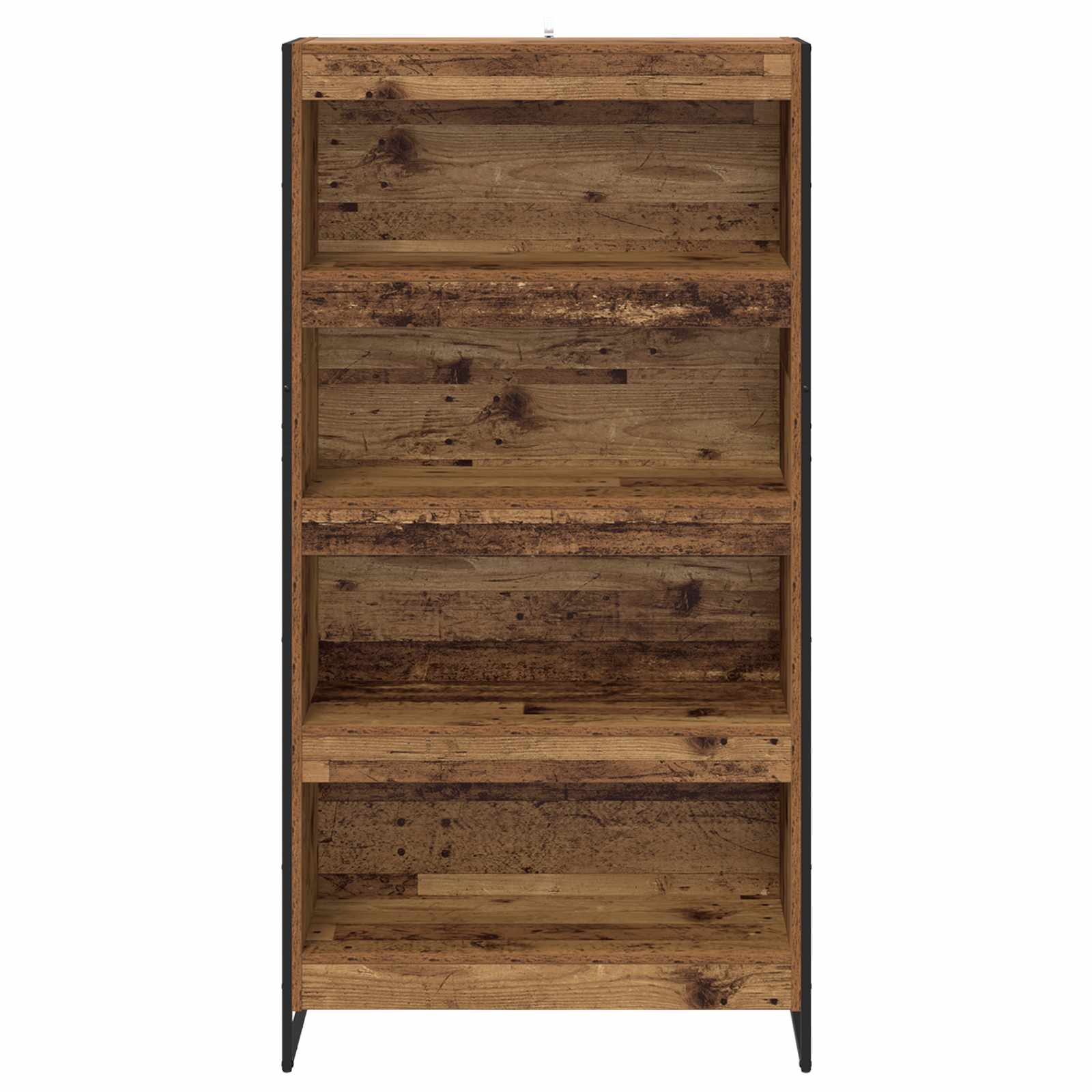 Knygų spinta 2 pcs Senovinis medis 80 x 30 x 155 cm