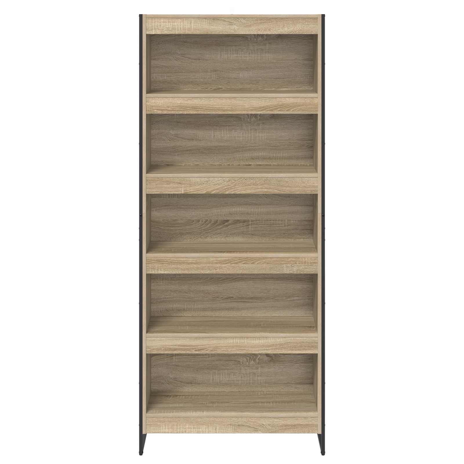 Knygų spinta 2 pcs Sonoma 80 x 30 x 155 cm Apdirbta mediena