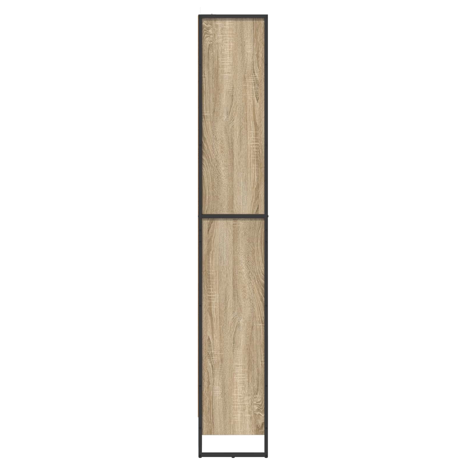 Knygų spinta 2 pcs Sonoma 80 x 30 x 155 cm Apdirbta mediena