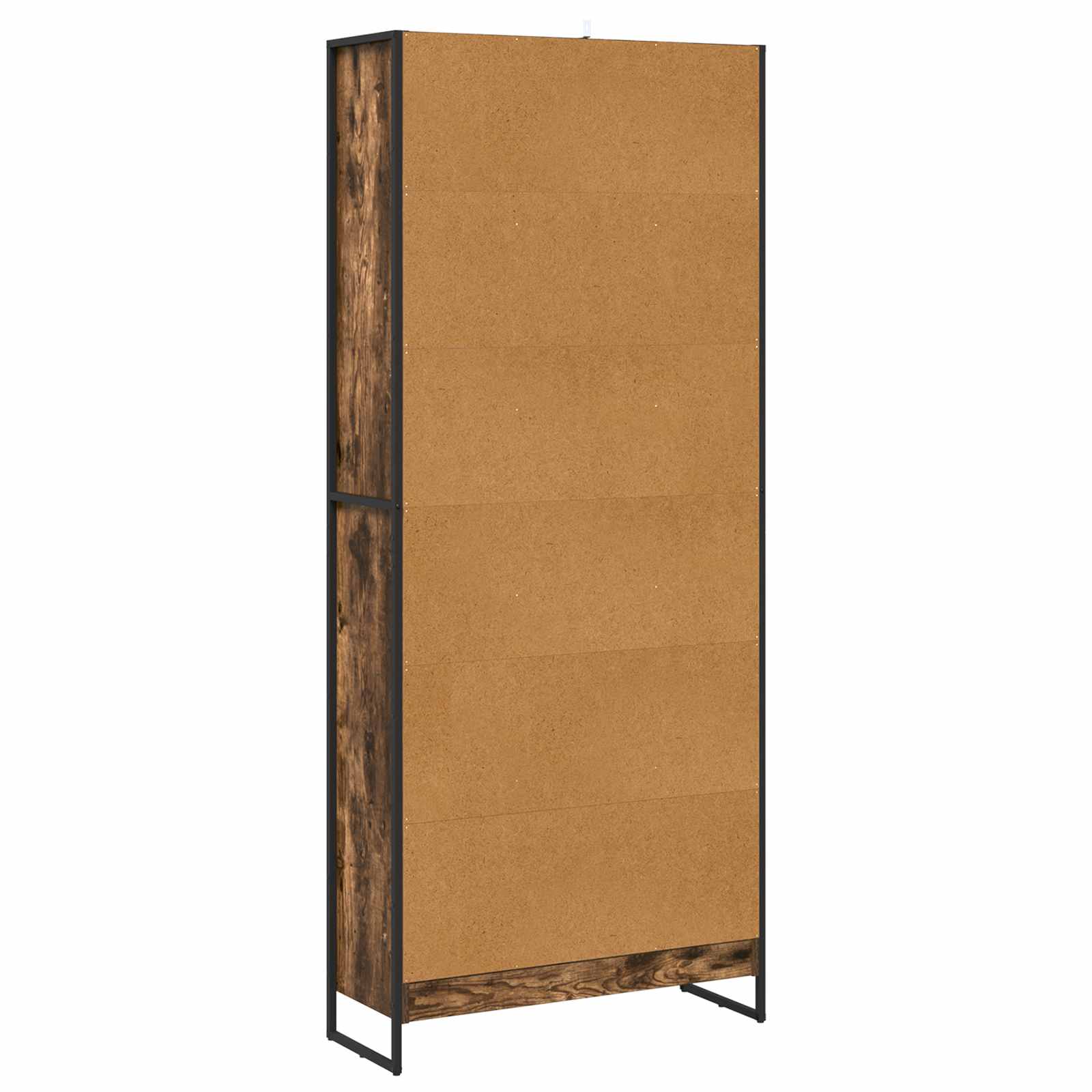 Knygų spinta 2 pcs Dūminis ąžuolas 80 x 30 x 155 cm