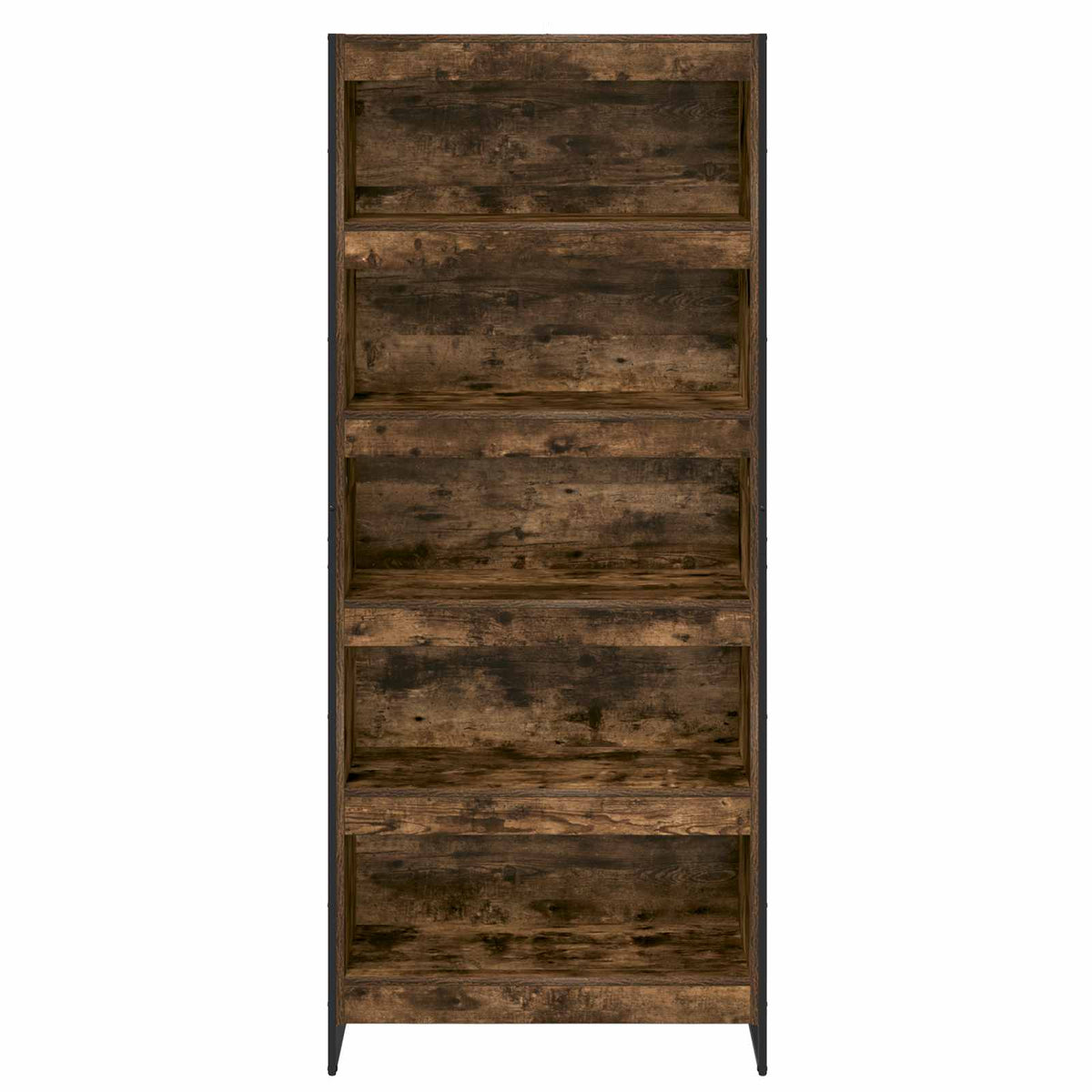 Knygų spinta 2 pcs Dūminis ąžuolas 80 x 30 x 155 cm