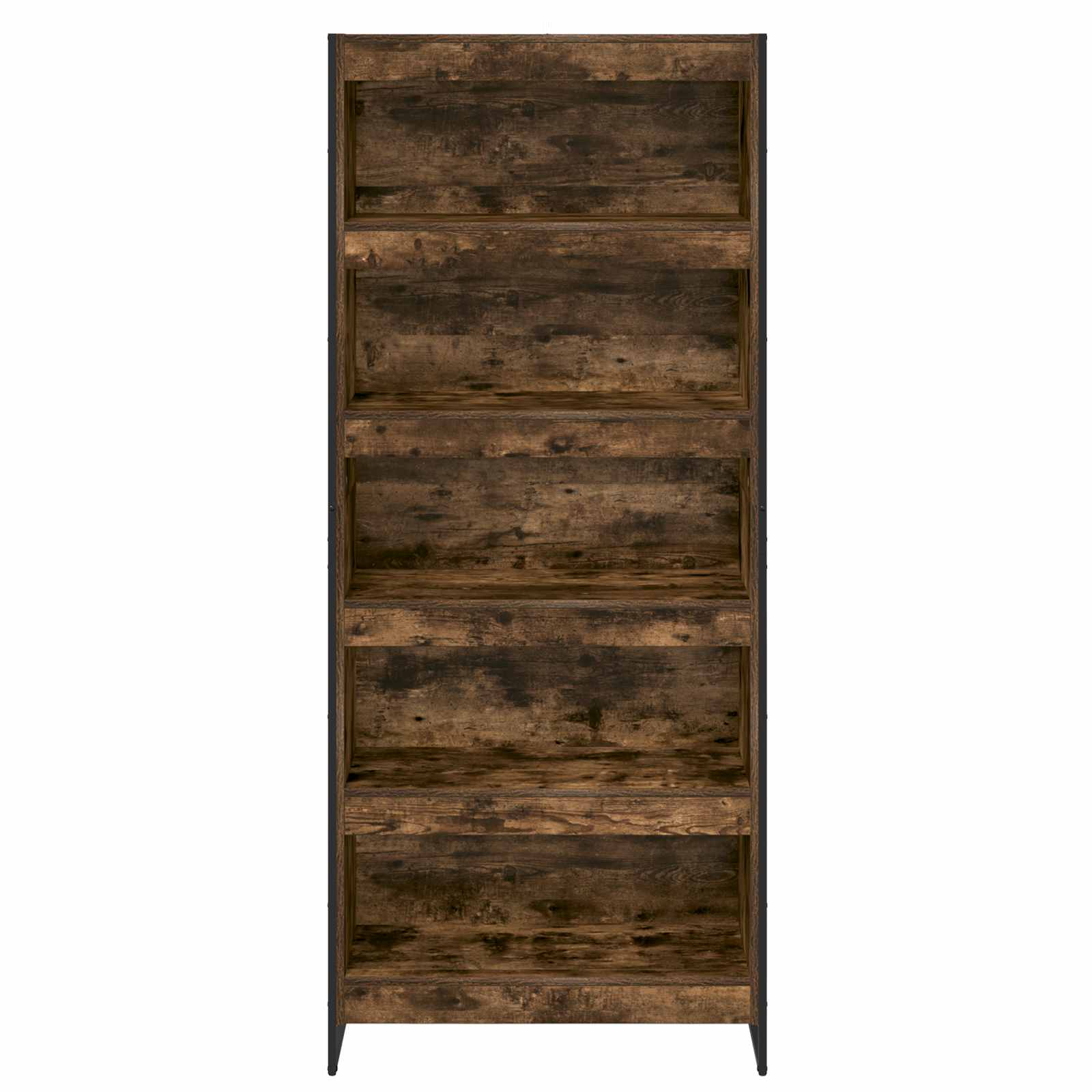 Knygų spinta 2 pcs Dūminis ąžuolas 80 x 30 x 155 cm