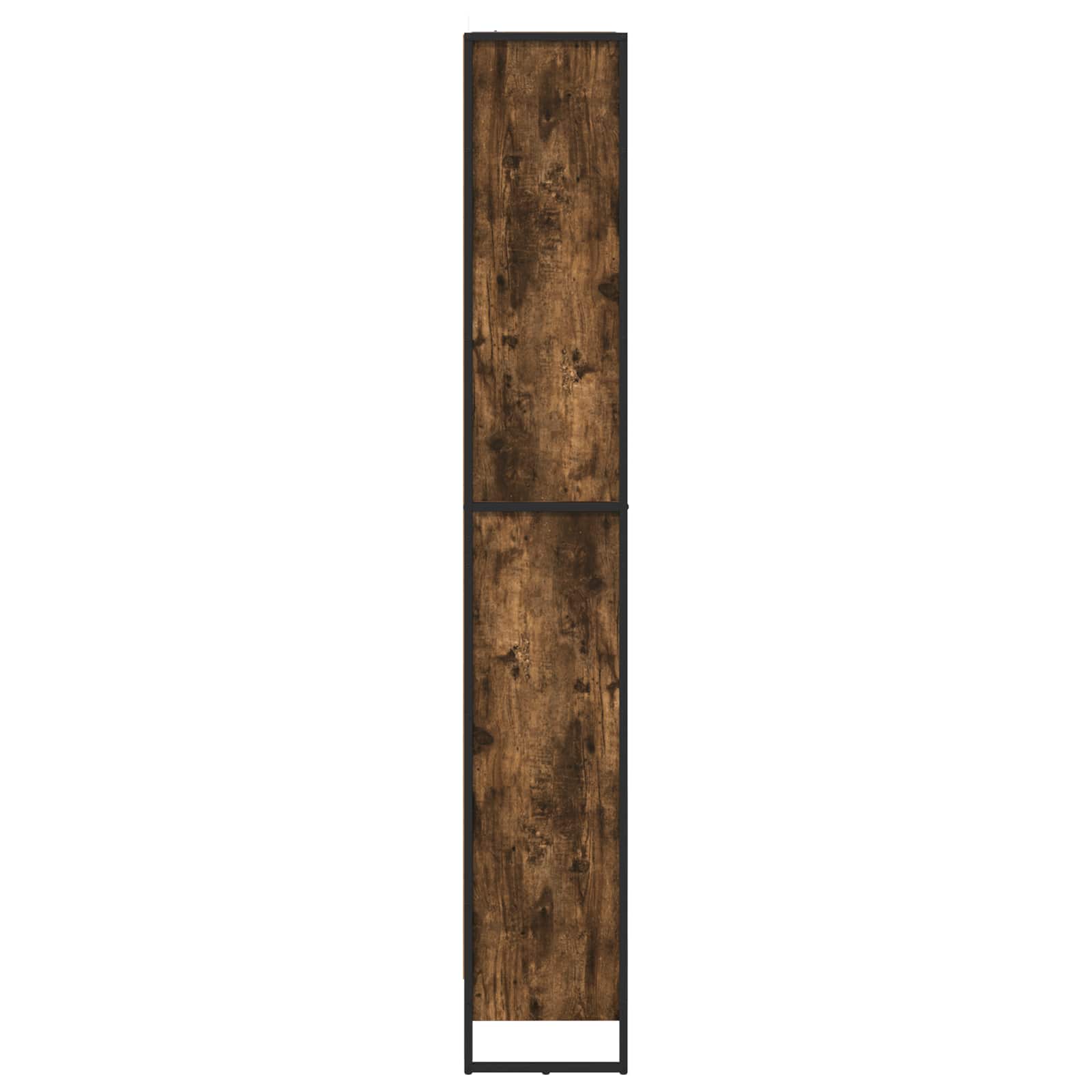 Knygų spinta 2 pcs Dūminis ąžuolas 80 x 30 x 155 cm