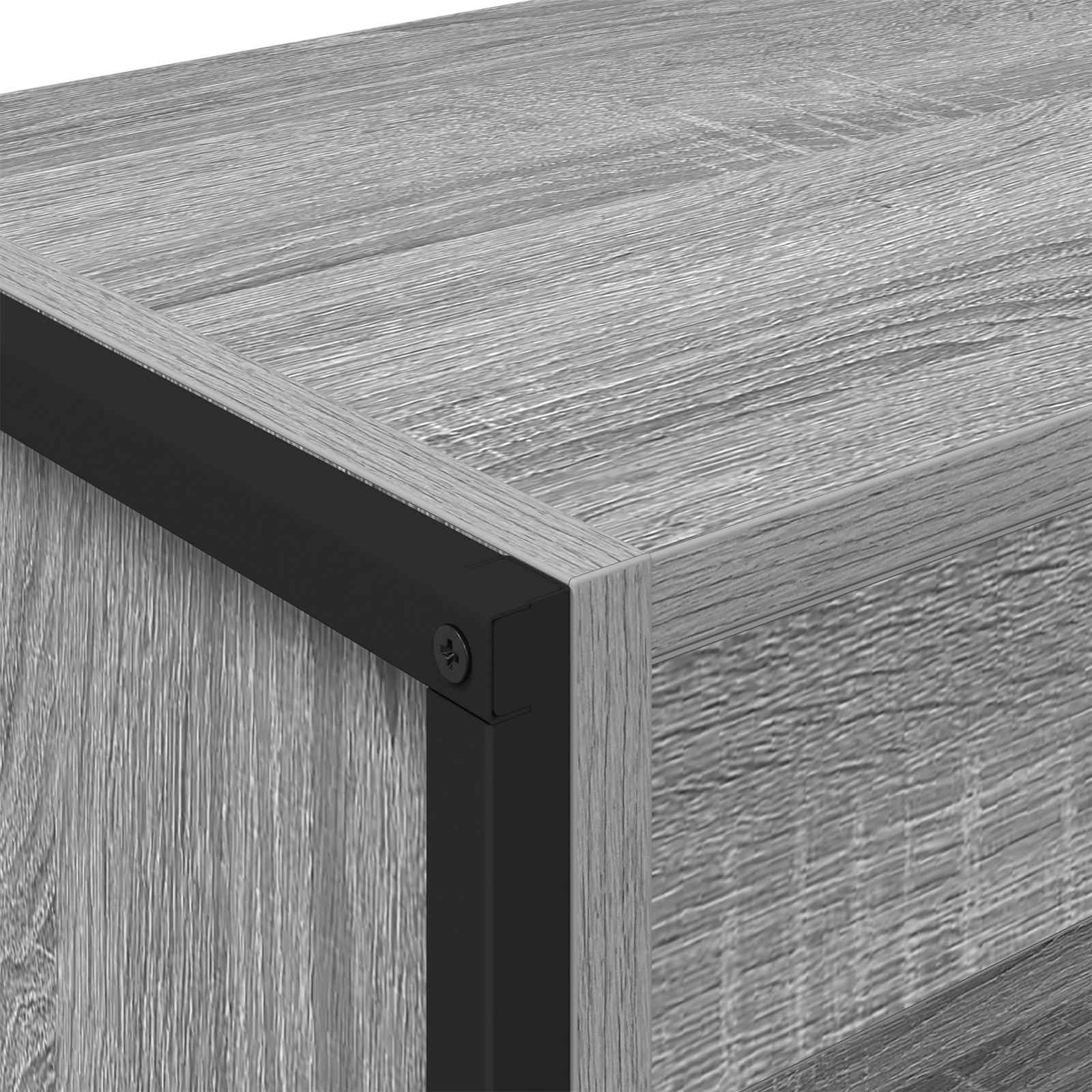 Bookcase 2 pcs Grey Sonoma 80 x 30 x 155 cm