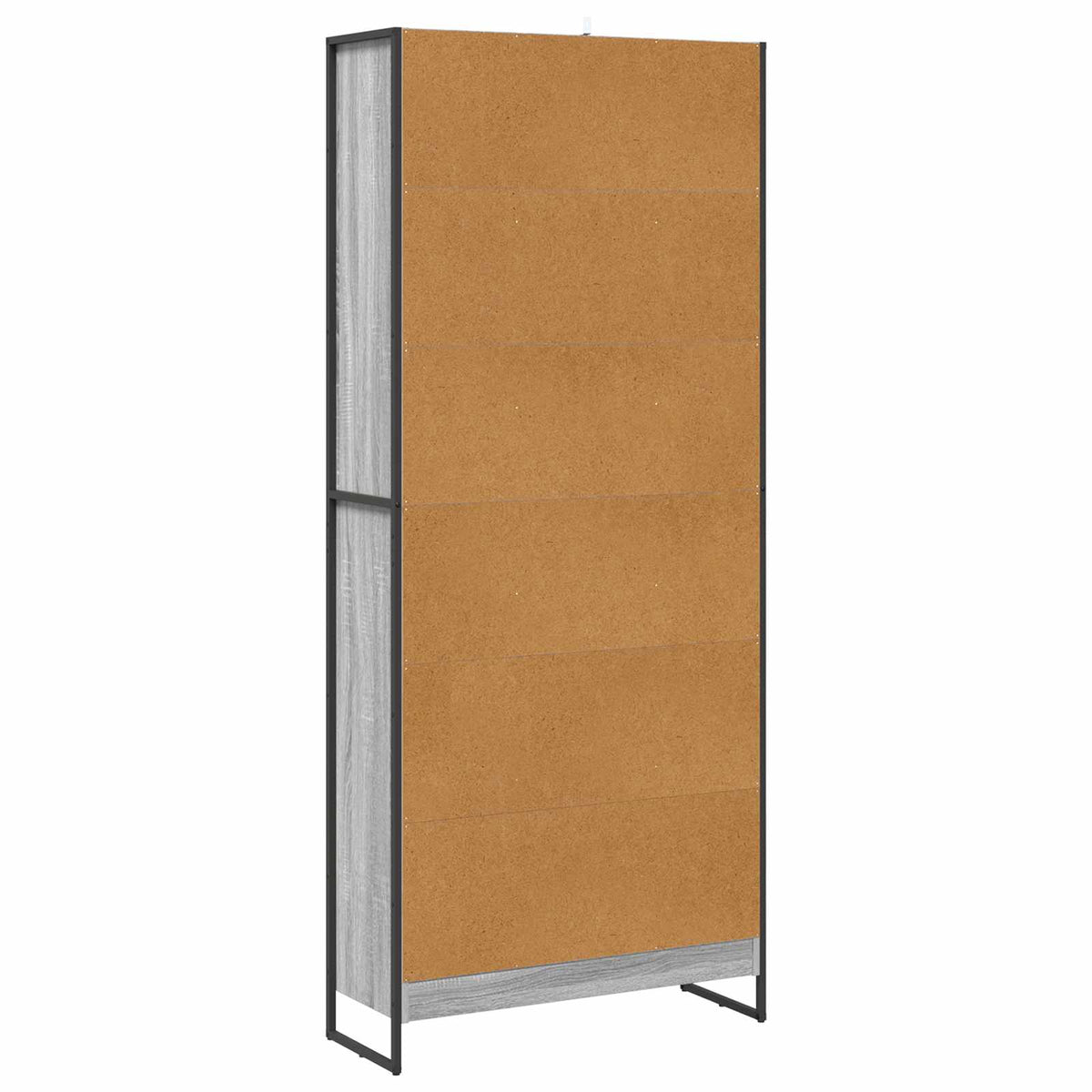 Knygų spinta 2 pcs Pilkas Sonoma 80 x 30 x 155 cm