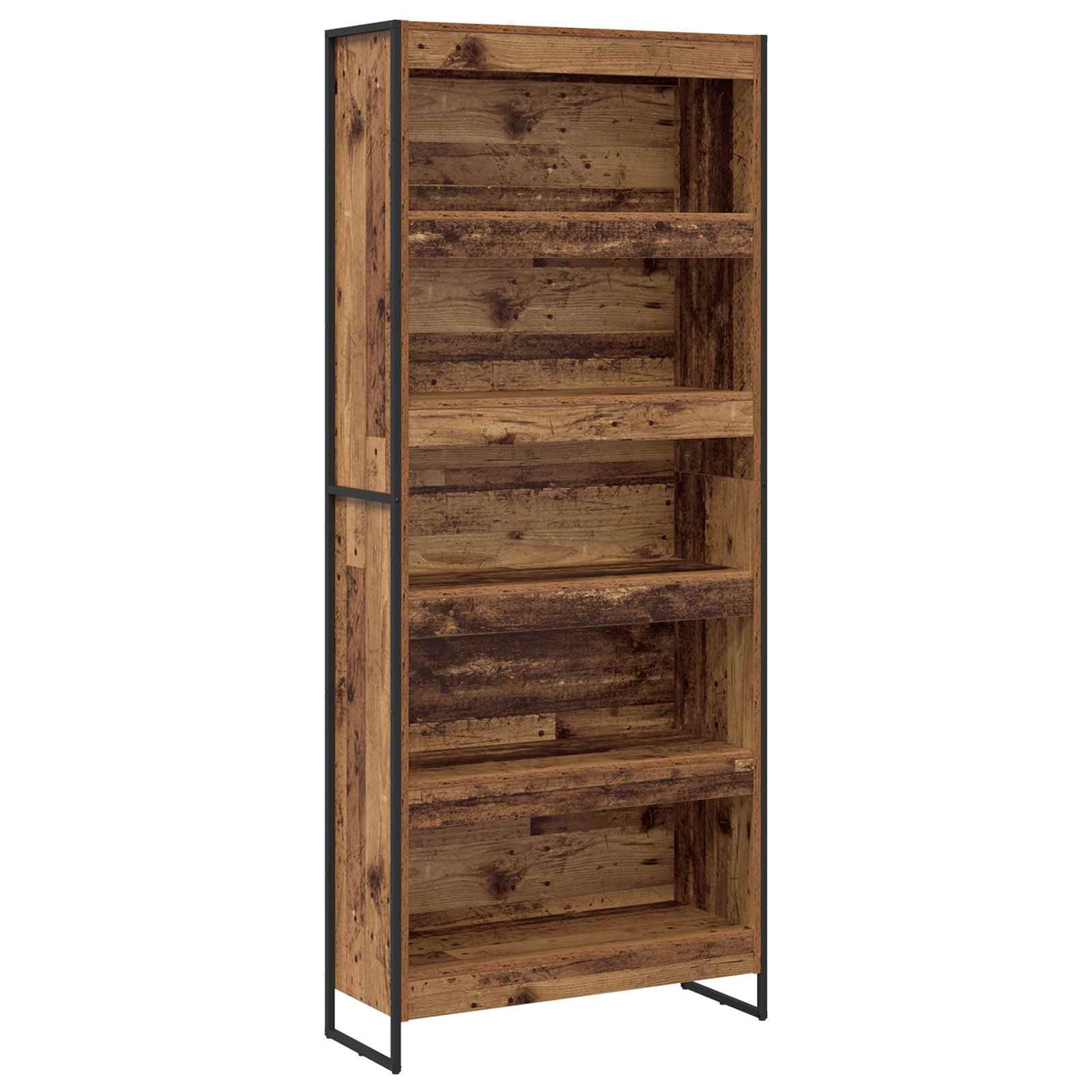 Knygų spinta 2 pcs Senovinis medis 80 x 30 x 155 cm