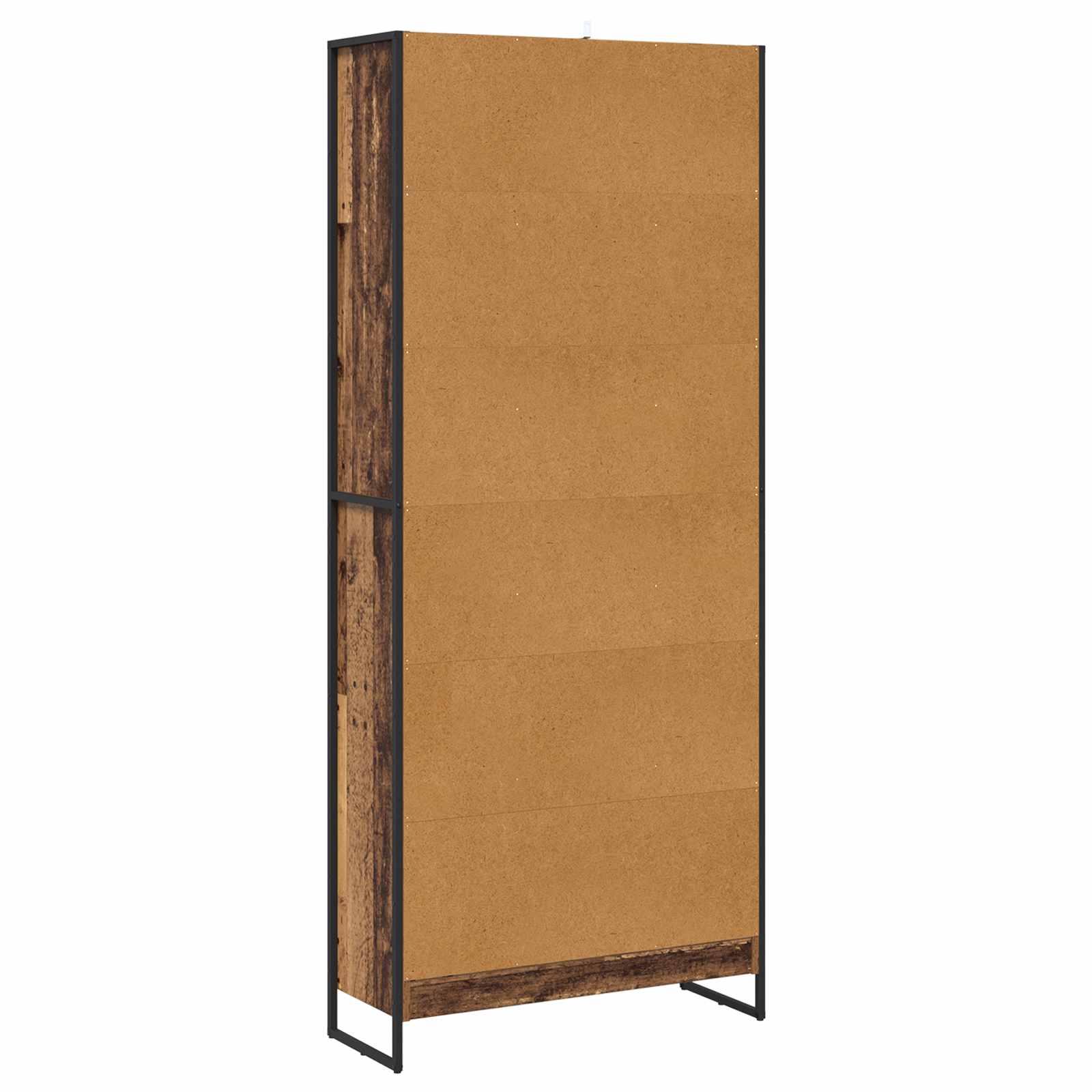 Knygų spinta 2 pcs Senovinis medis 80 x 30 x 155 cm