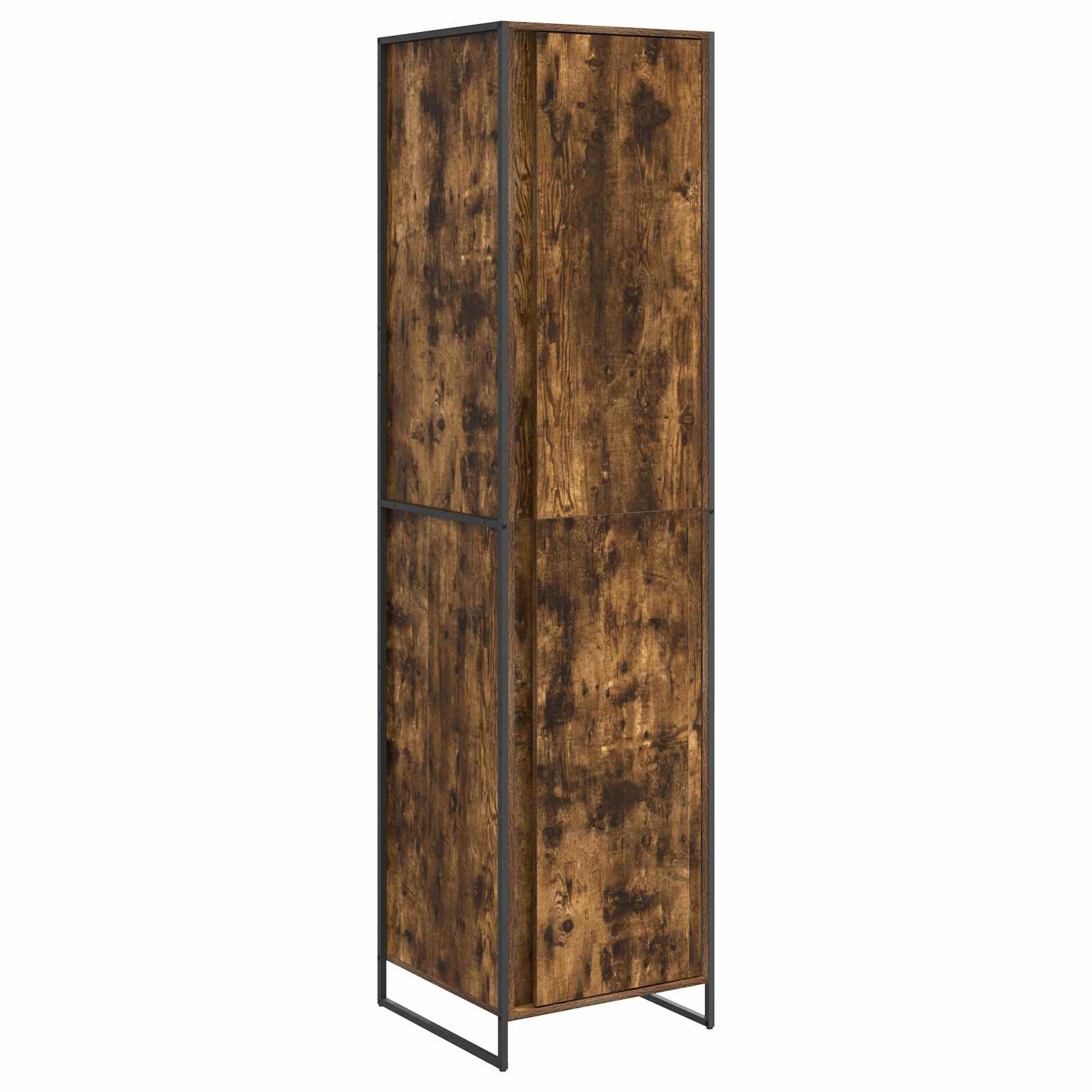 Wardrobe 2 pcs Smoked oak 50 x 50 x 200 cm Engineered wood