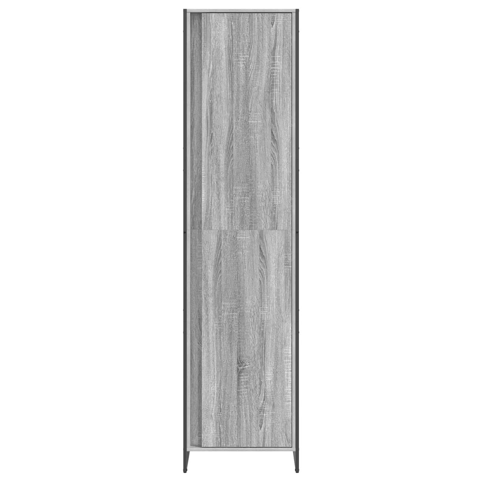 Wardrobe 2 pcs Grey Sonoma 50 x 50 x 200 cm Engineered wood