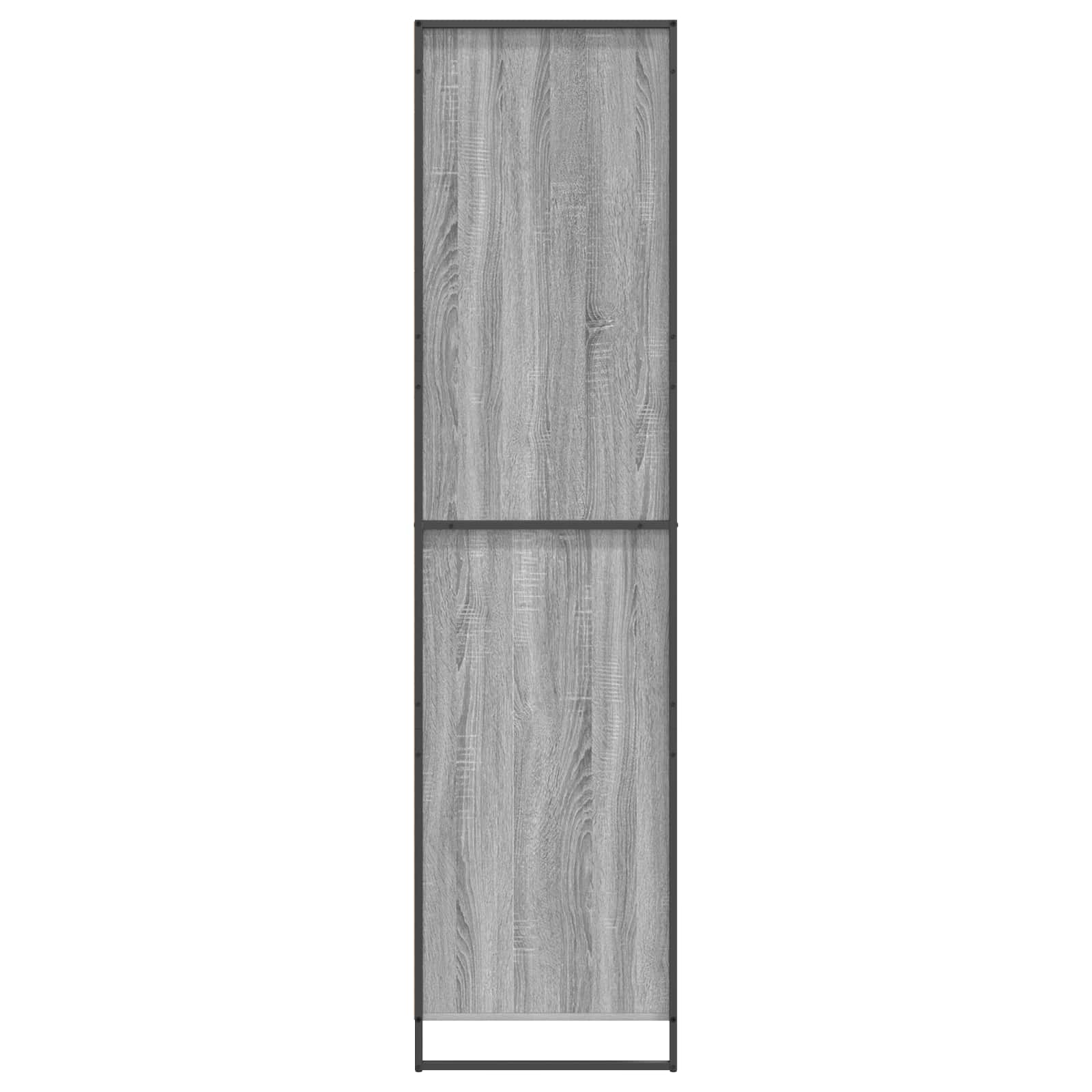 Wardrobe 2 pcs Grey Sonoma 50 x 50 x 200 cm Engineered wood
