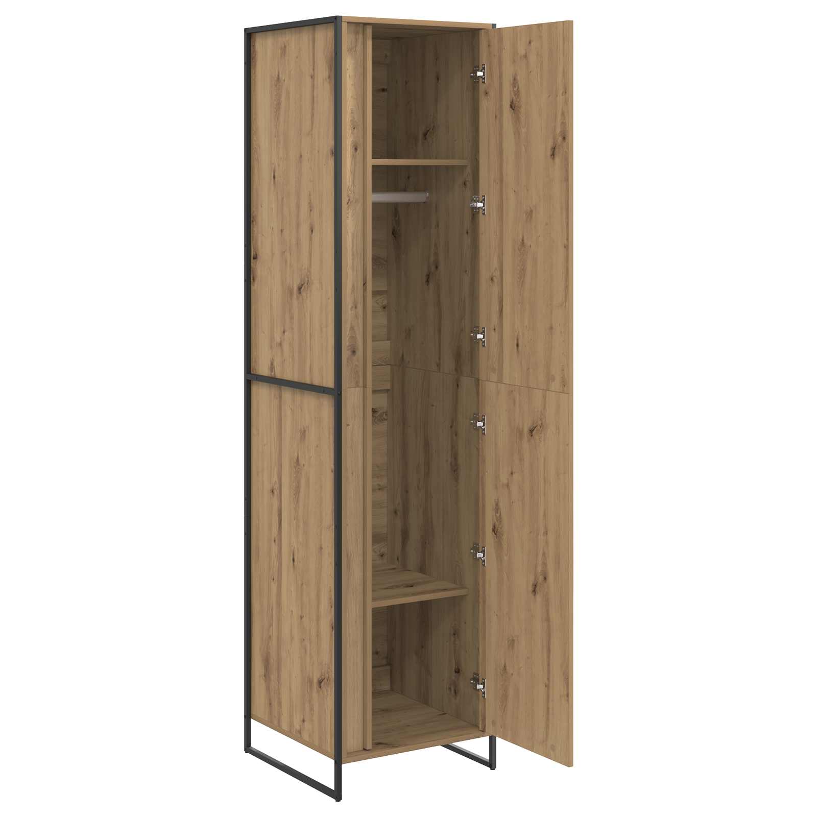 Spinta 2 pcs Meistrų ąžuolas 50 x 50 x 200 cm Apdirbta mediena