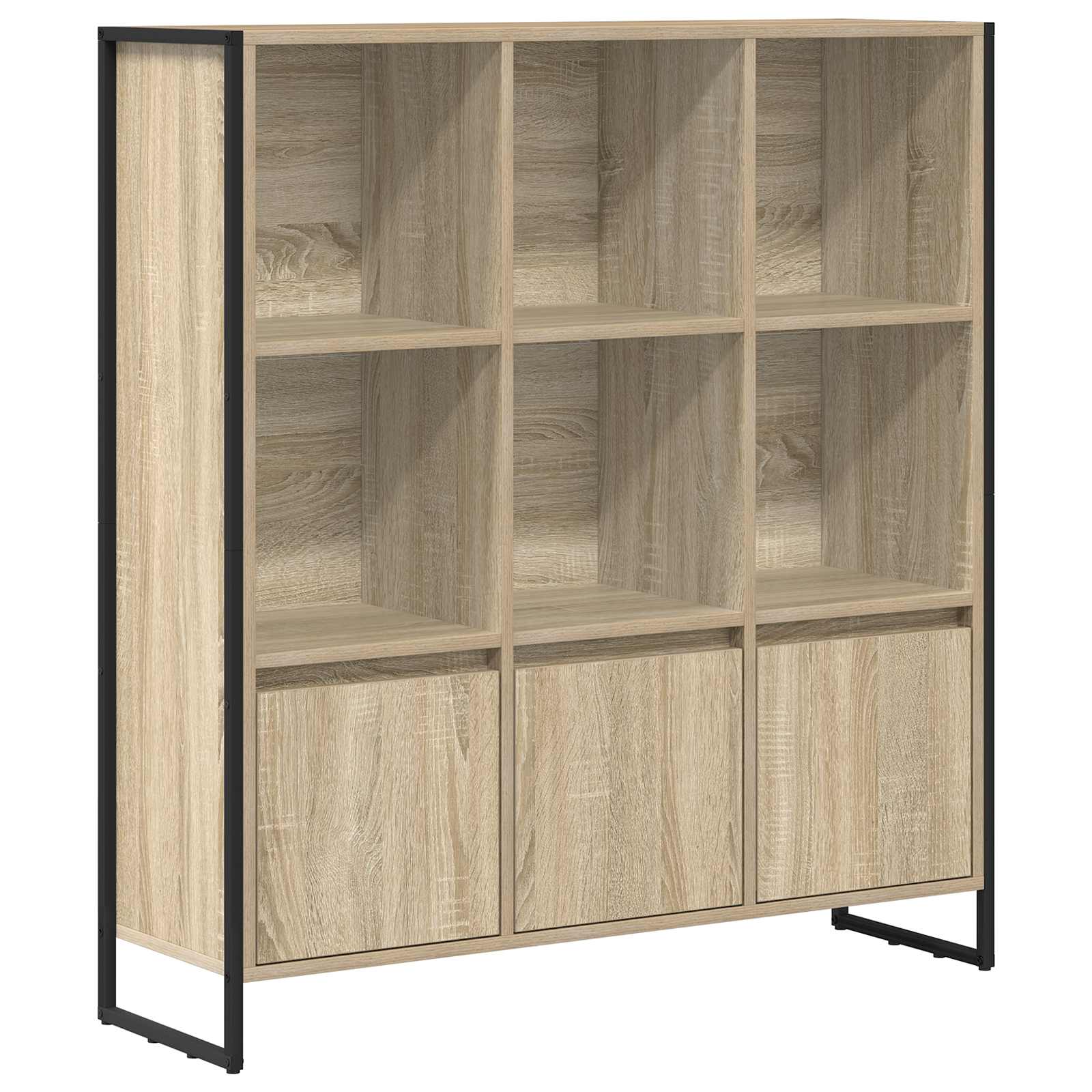 Knygų spinta 2 pcs Sonoma 99,5 x 30 x 108 cm Apdirbta mediena