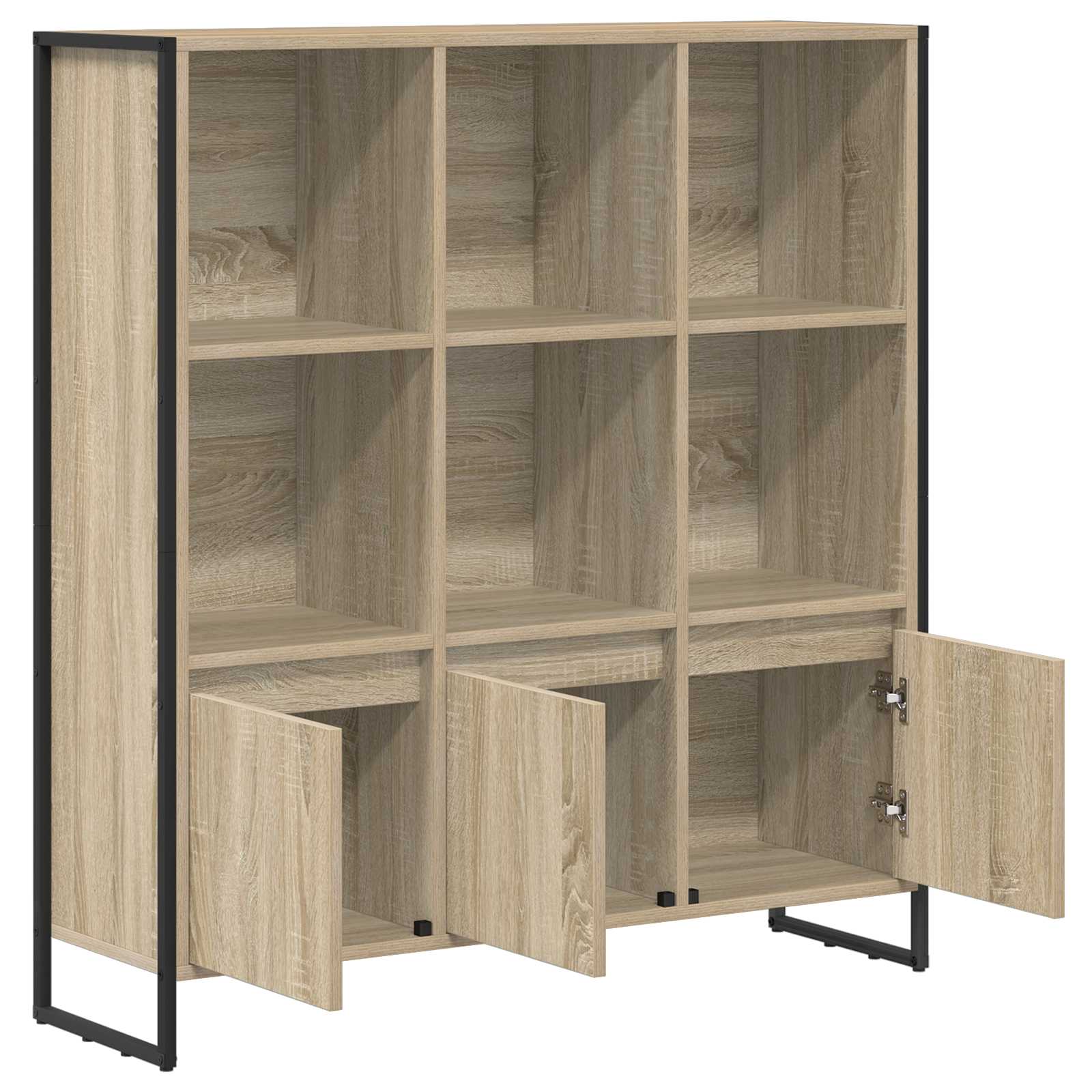 Knygų spinta 2 pcs Sonoma 99,5 x 30 x 108 cm Apdirbta mediena