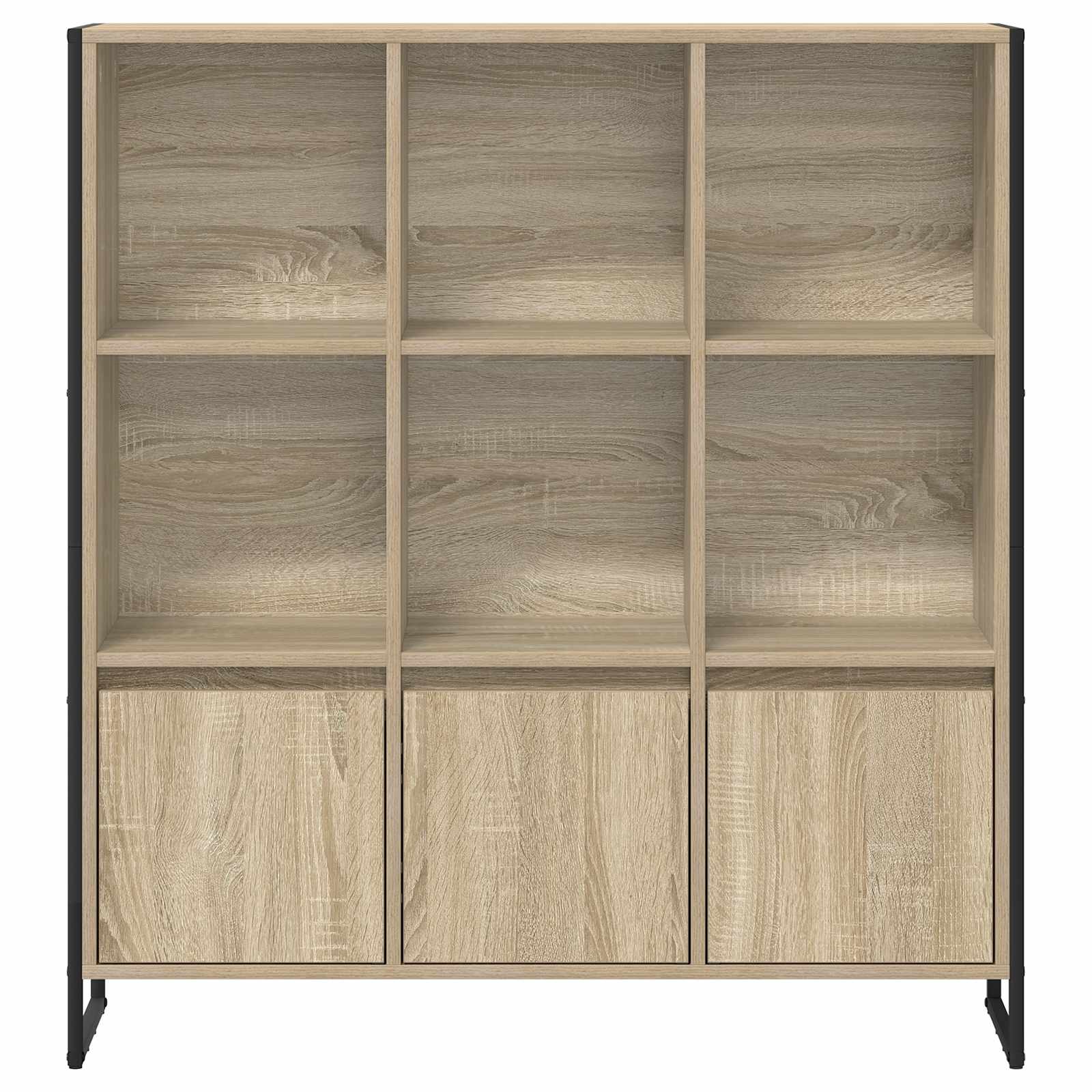 Knygų spinta 2 pcs Sonoma 99,5 x 30 x 108 cm Apdirbta mediena