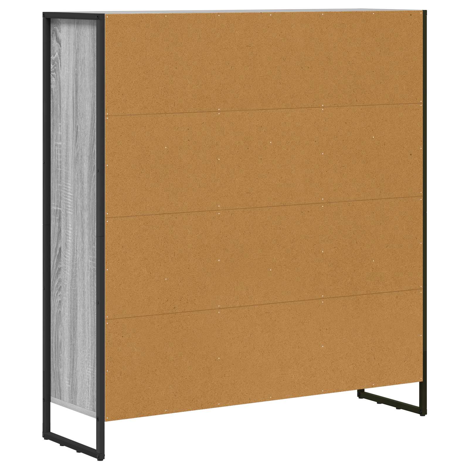 Knygų spinta 2 pcs Pilkas Sonoma 99,5 x 30 x 108 cm
