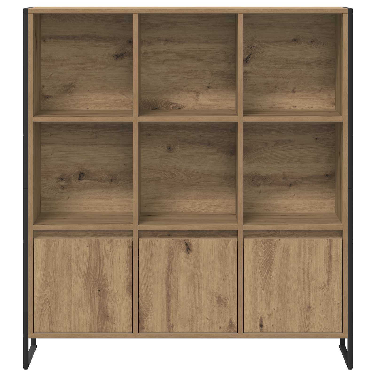 Knygų spinta 2 pcs Meistrų ąžuolas 99,5 x 30 x 108 cm