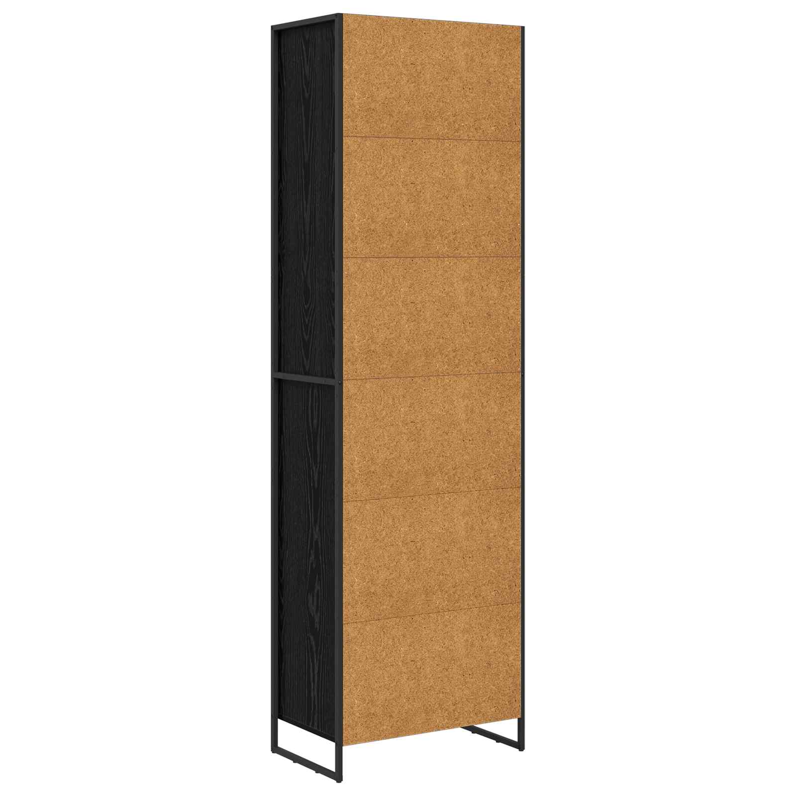 Aukšti spintelės 2 pcs Juodas ąžuolas 60 x 36 x 300 cm