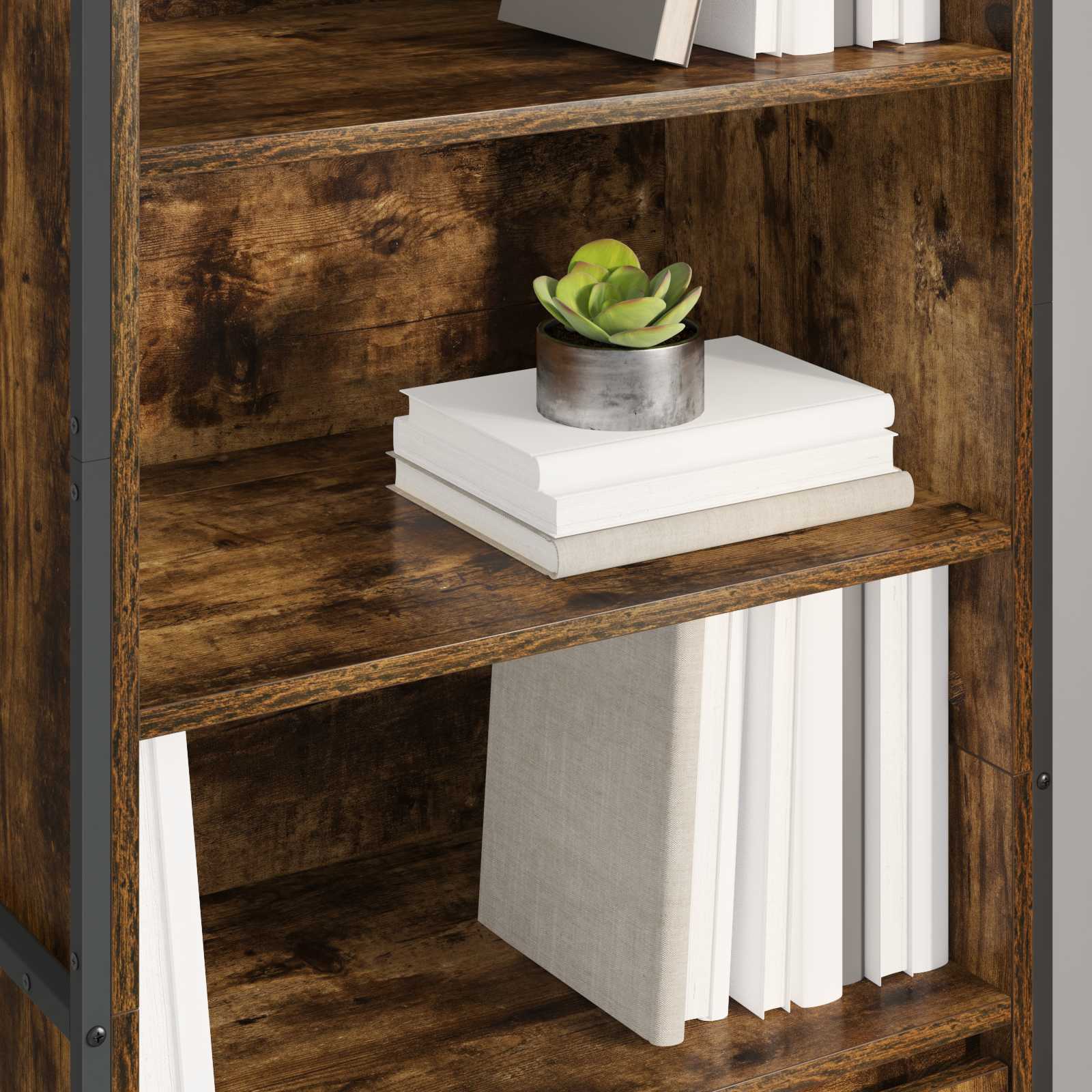 Tall cabinets 2 pcs Smoked oak 60 x 36 x 300 cm