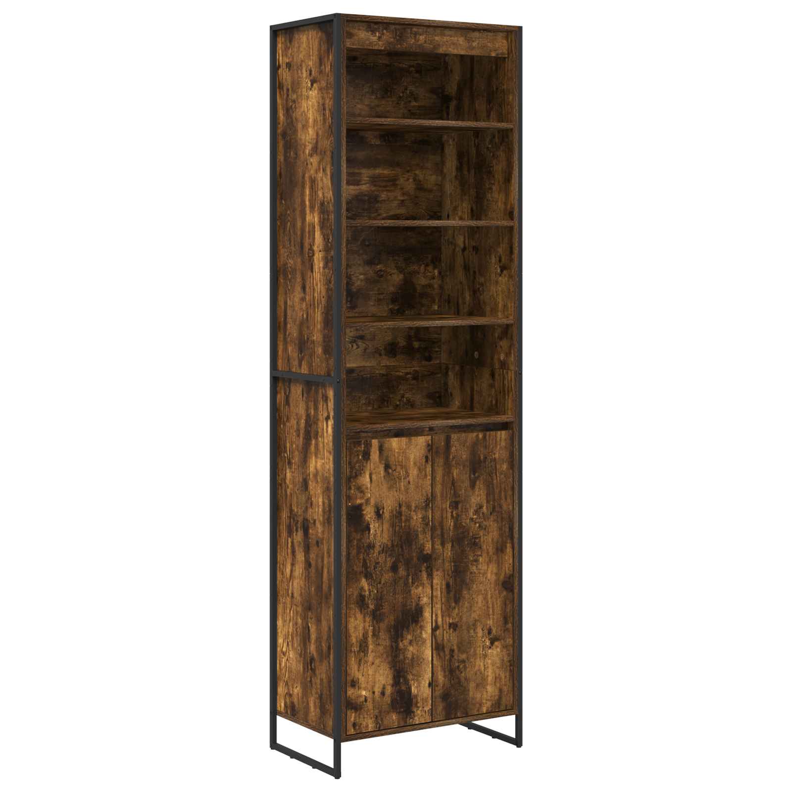 Tall cabinets 2 pcs Smoked oak 60 x 36 x 300 cm
