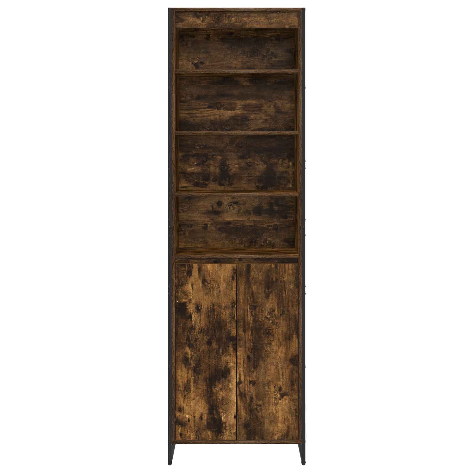 Tall cabinets 2 pcs Smoked oak 60 x 36 x 300 cm