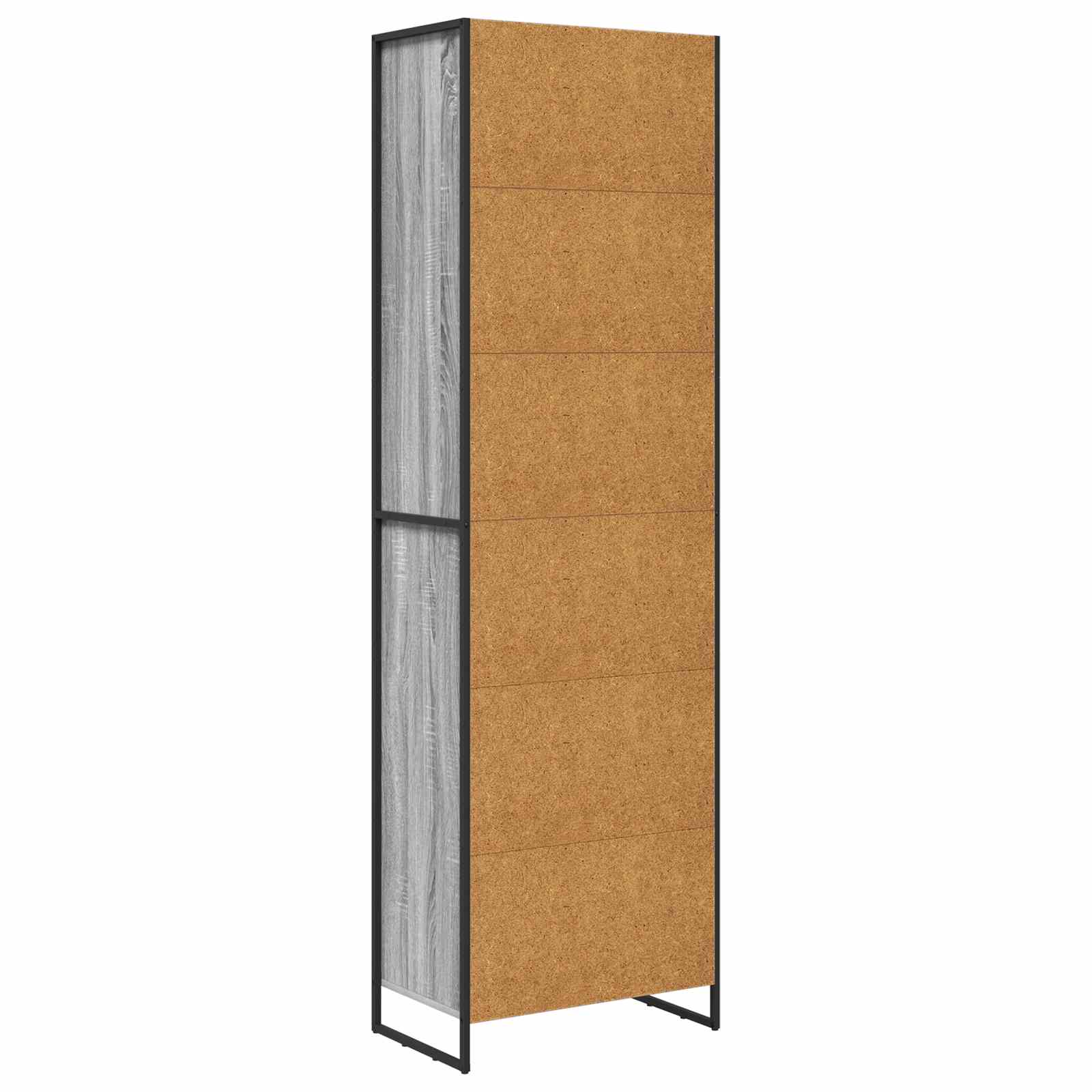 Aukšti spintelės 2 pcs Pilkas Sonoma 60 x 36 x 300 cm