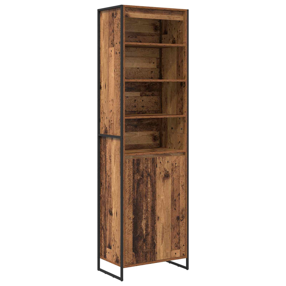 Tall cupboards 2 pcs Antique wood 60 x 36 x 300 cm