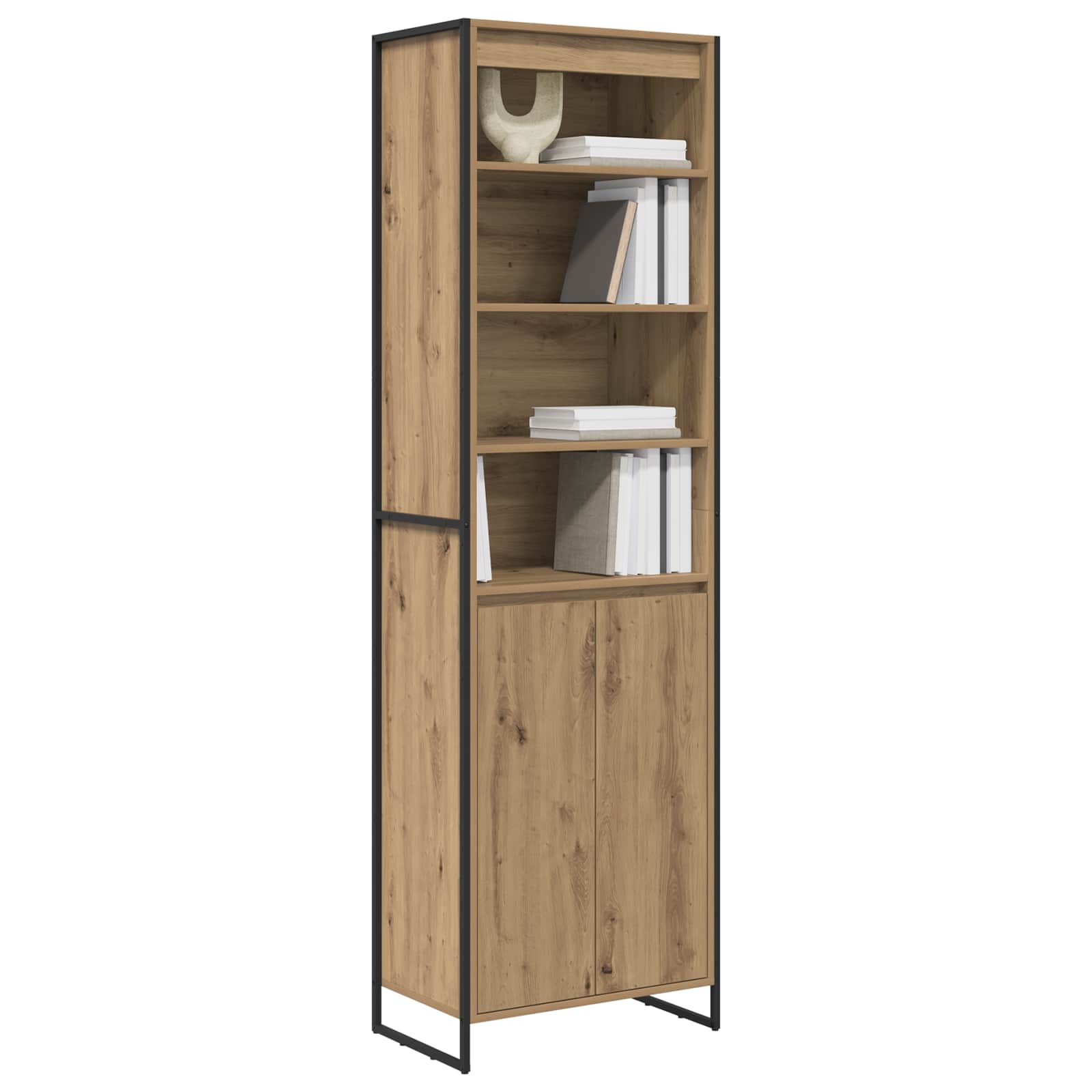 Aukšti spintelės 2 pcs Meistrų ąžuolas 60 x 36 x 300 cm