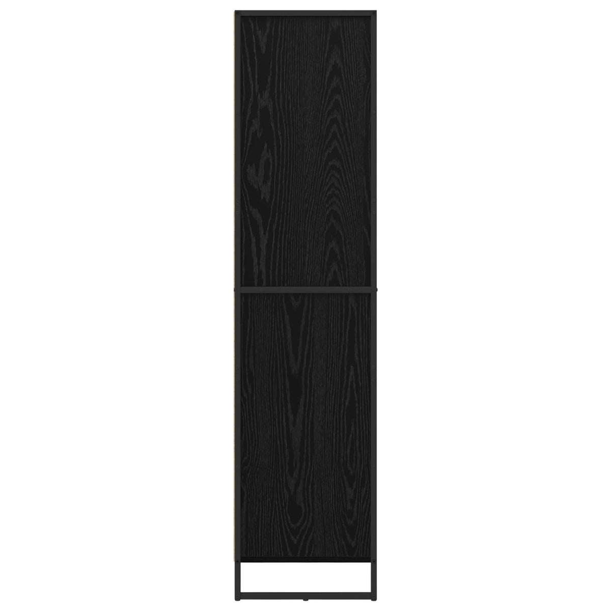 Kabalas su stalčių 2 pcs Juodas ąžuolas 81 x 36 x 150.5 cm