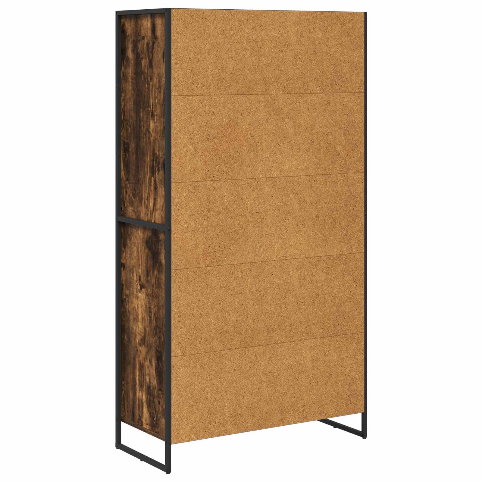 Kumode ar 2 atvilktnēm Dūmu ozols 81 x 36 x 150.5 cm