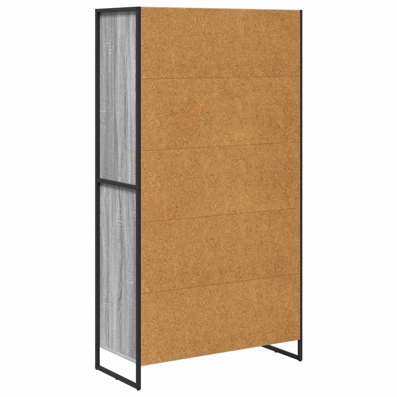 Kabal 2 pcs Grey Sonoma 81 x 36 x 150.5 cm Engineered Wood