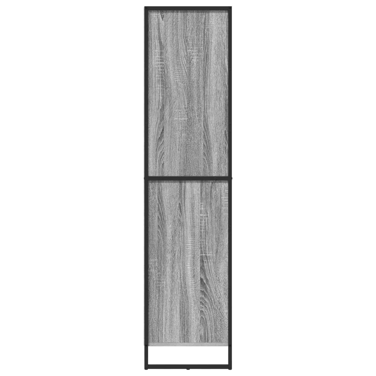 Kabal 2 pcs Grey Sonoma 81 x 36 x 150.5 cm Engineered Wood