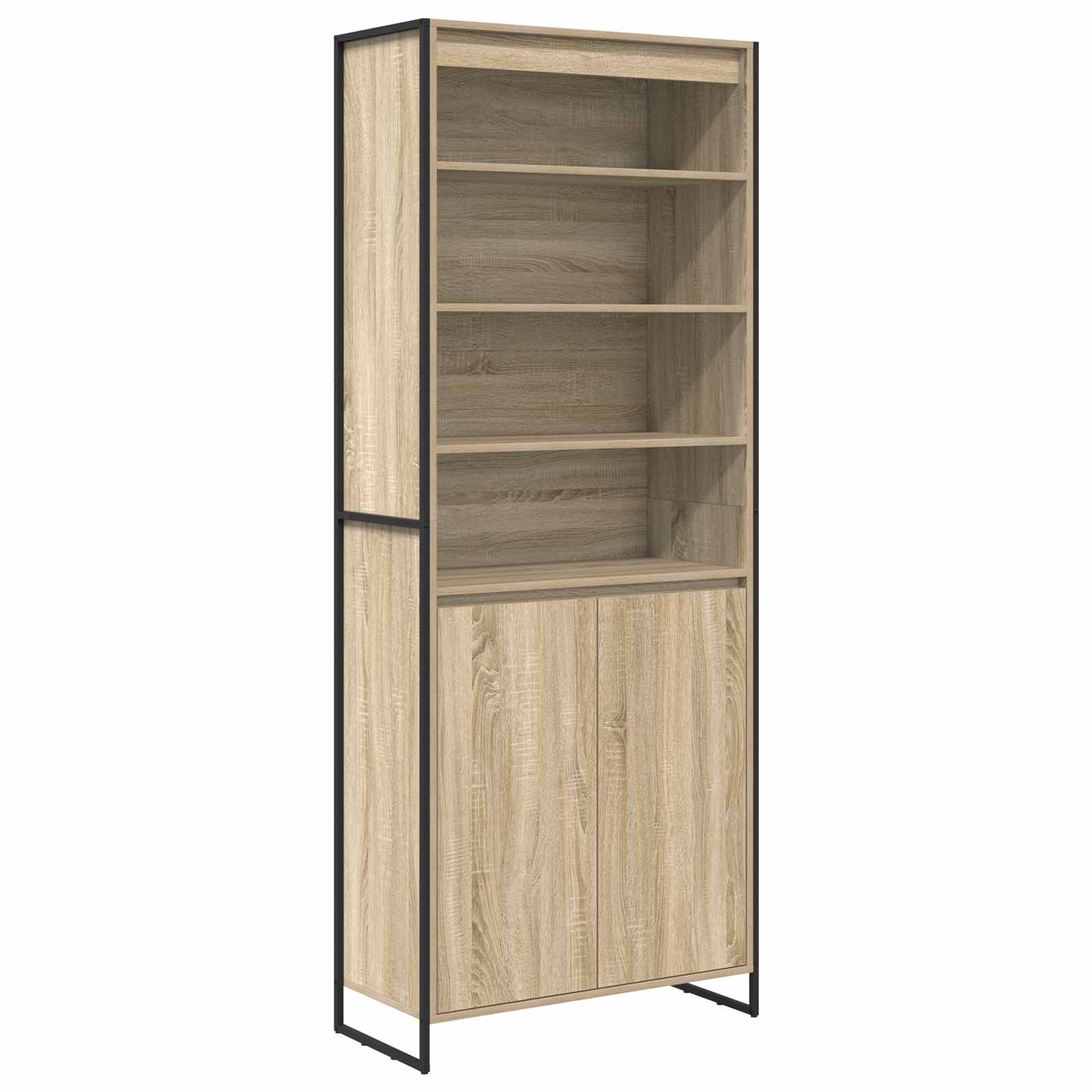 Aukšti spintelės 2 pcs Sonoma 60 x 36 x 300 cm Apdirbta mediena