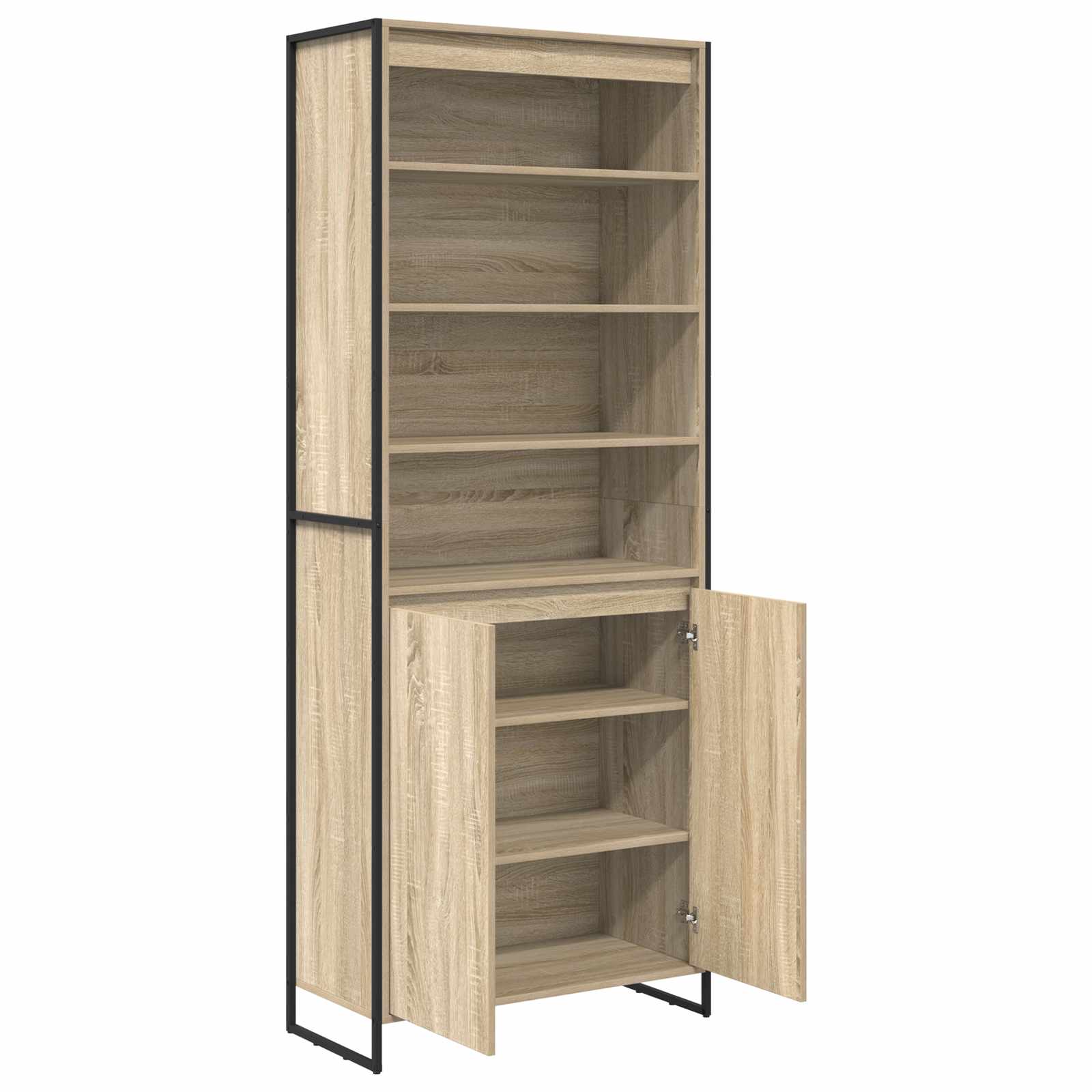 Aukšti spintelės 2 pcs Sonoma 60 x 36 x 300 cm Apdirbta mediena