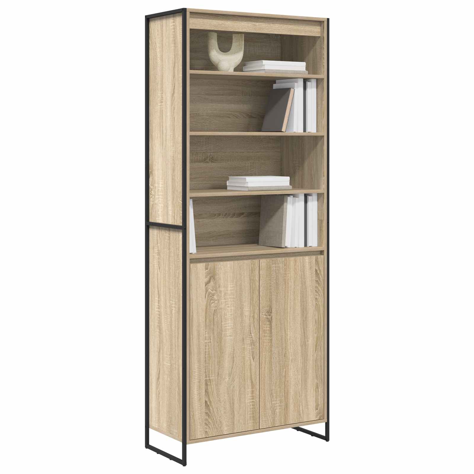 Aukšti spintelės 2 pcs Sonoma 60 x 36 x 300 cm Apdirbta mediena