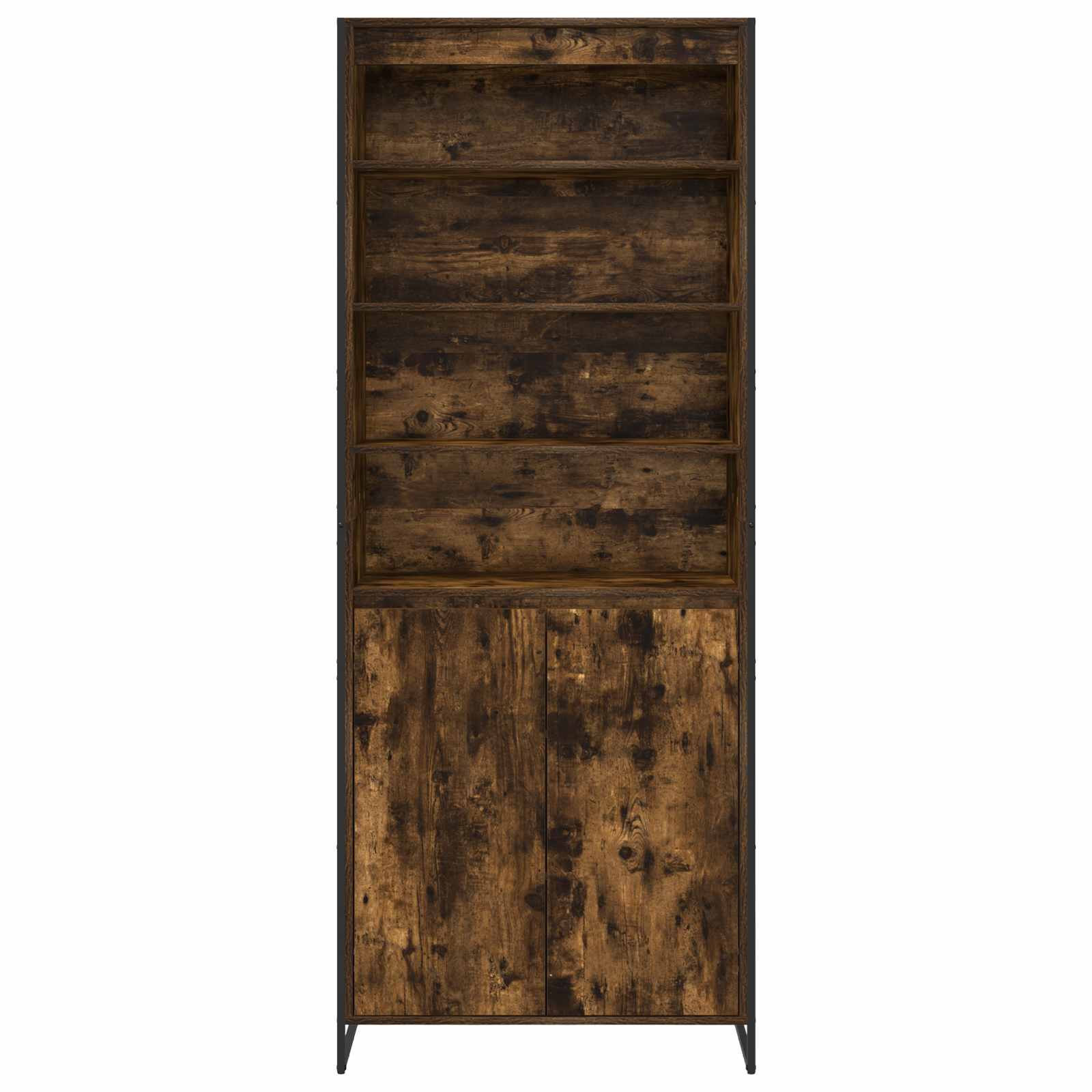 Tall cabinets 2 pcs Smoked oak 60 x 36 x 300 cm