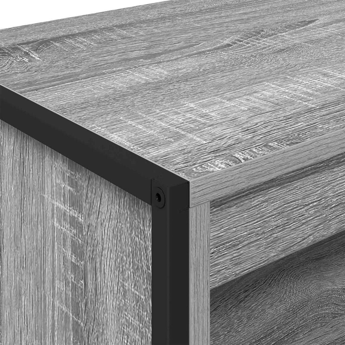 Aukšti spintelės 2 pcs Pilkas Sonoma 60 x 36 x 300 cm