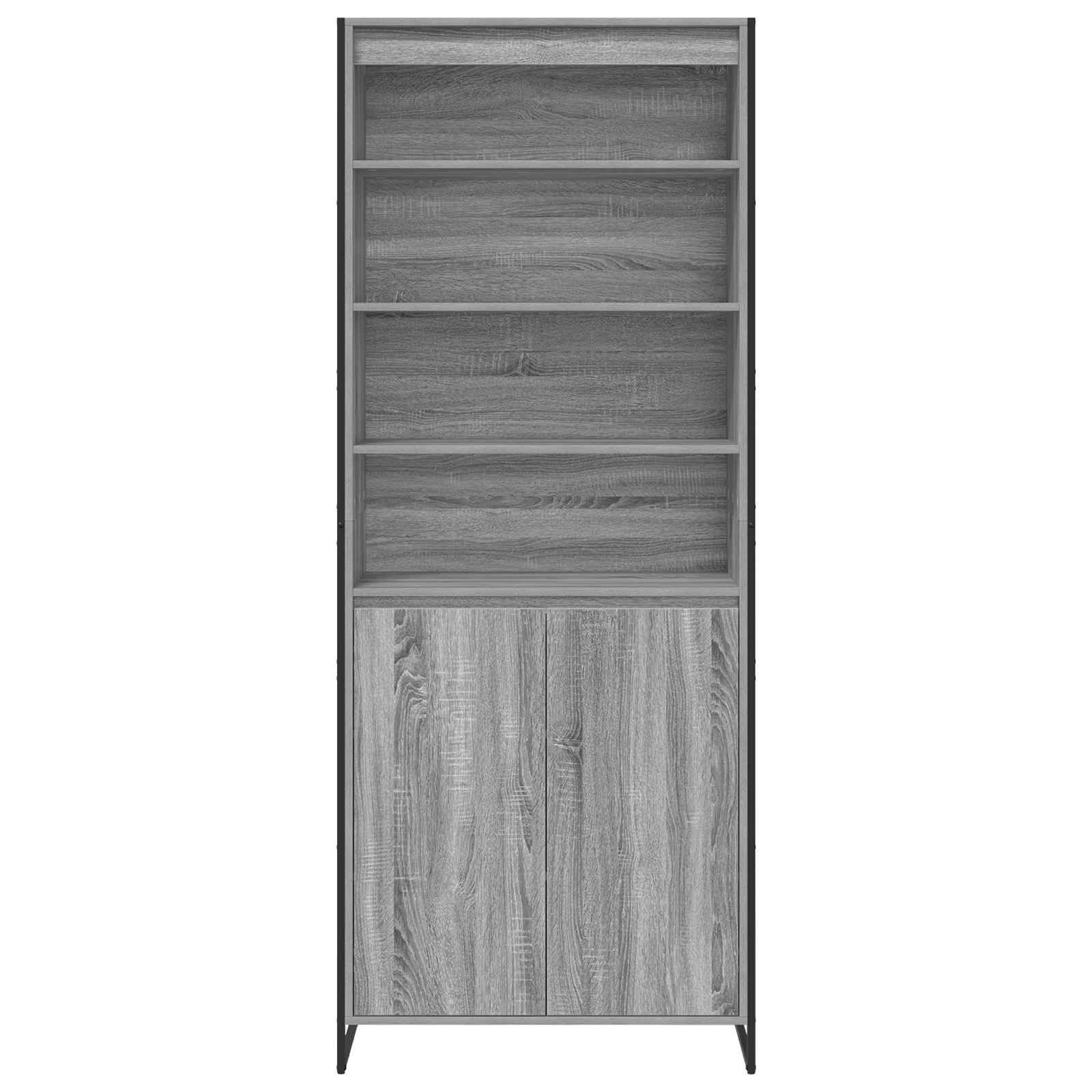 Augstie skapji 2 gab. Pelēka Sonoma 60 x 36 x 300 cm