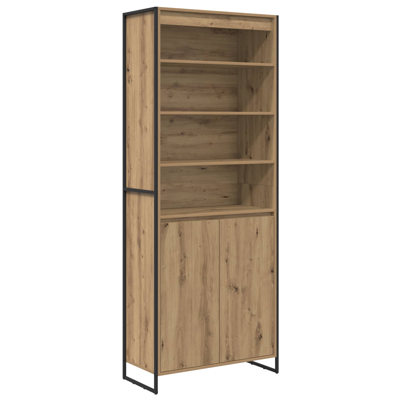 Aukšti spintelės 2 pcs Meistrų ąžuolas 60 x 36 x 300 cm