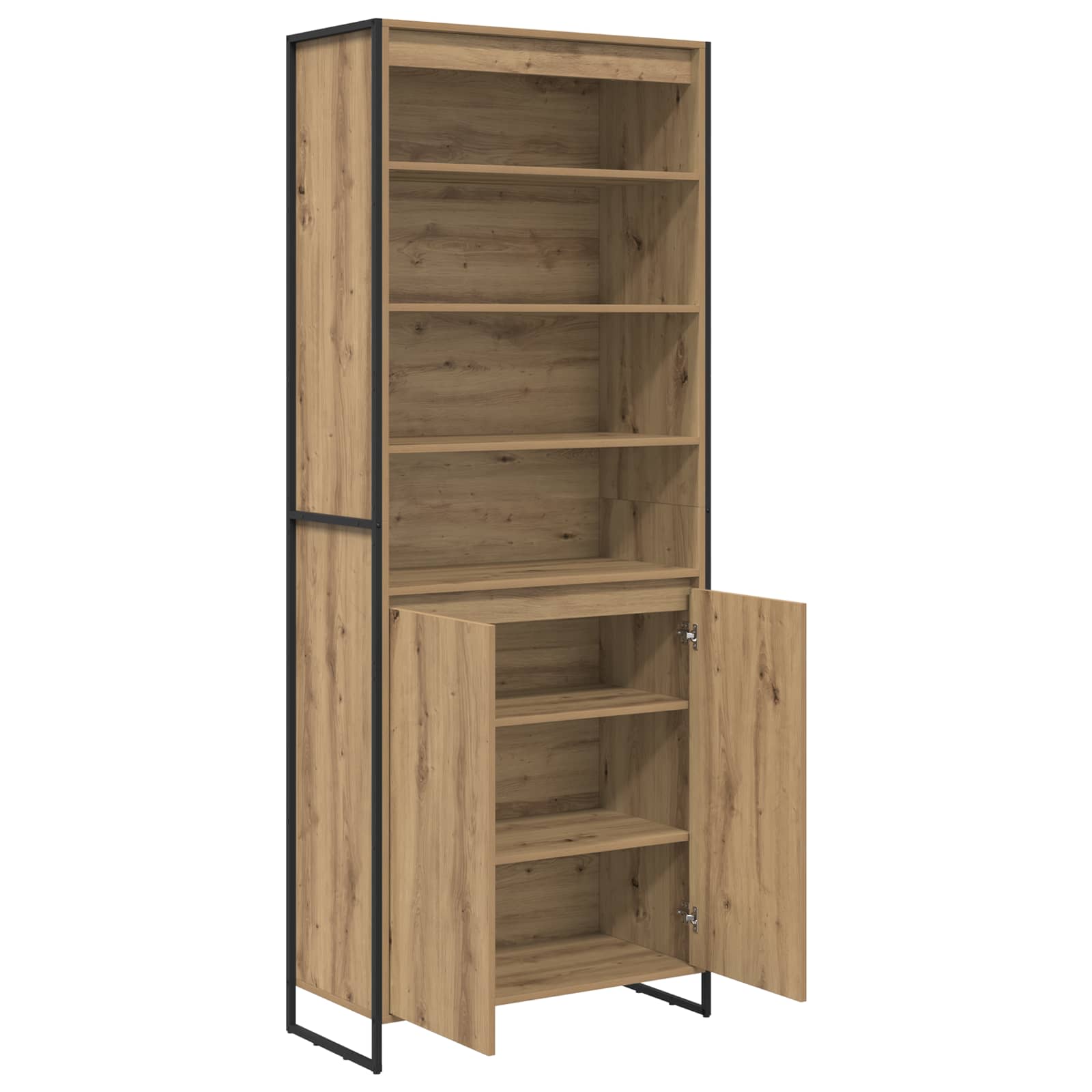 Aukšti spintelės 2 pcs Meistrų ąžuolas 60 x 36 x 300 cm