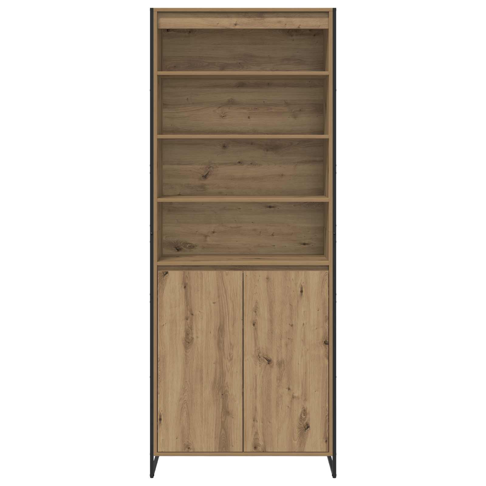 Aukšti spintelės 2 pcs Meistrų ąžuolas 60 x 36 x 300 cm